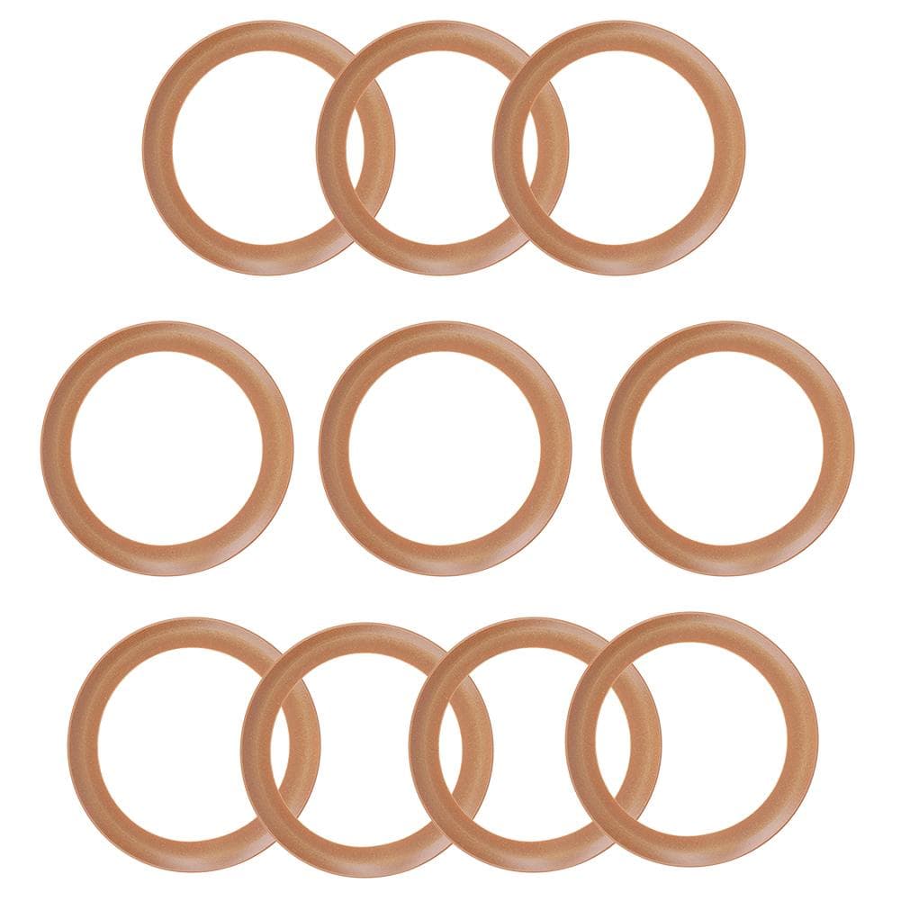 10PCs Pump Piston Rings Rubber Insulation for 1500w Oil‑Free Silent Air Compressor Cylinder