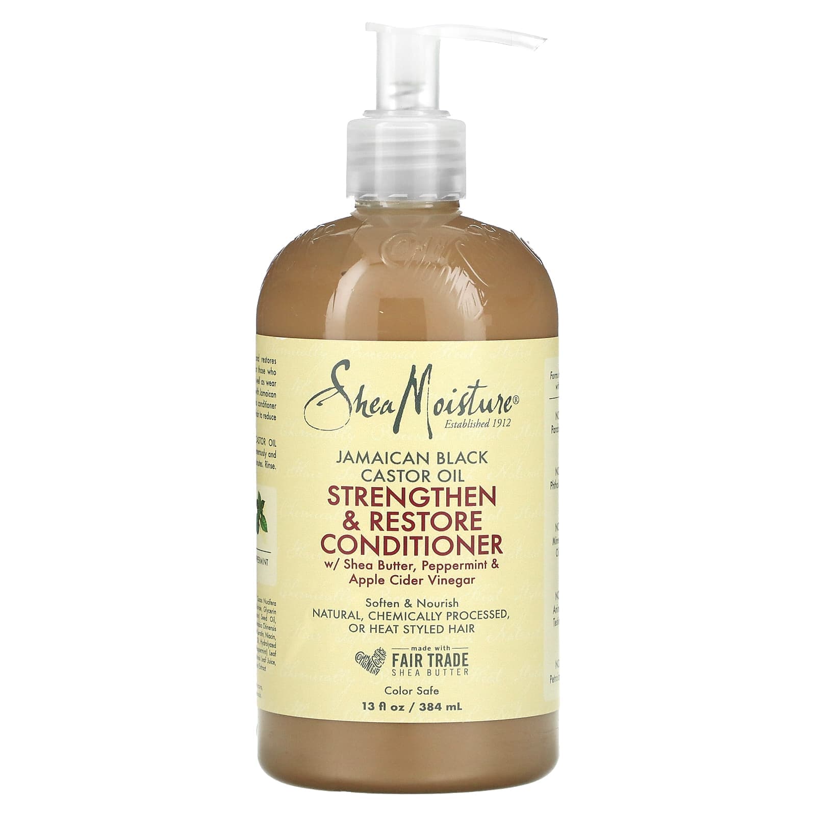 SheaMoisture, Jamaican Black Castor Oil, Strengthening & Restoring Conditioner, 13 fl oz (384 ml)