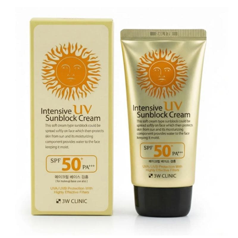 3W Clinic Intensive UV Sunblock Cream SPF50+ PA+++ 70ml