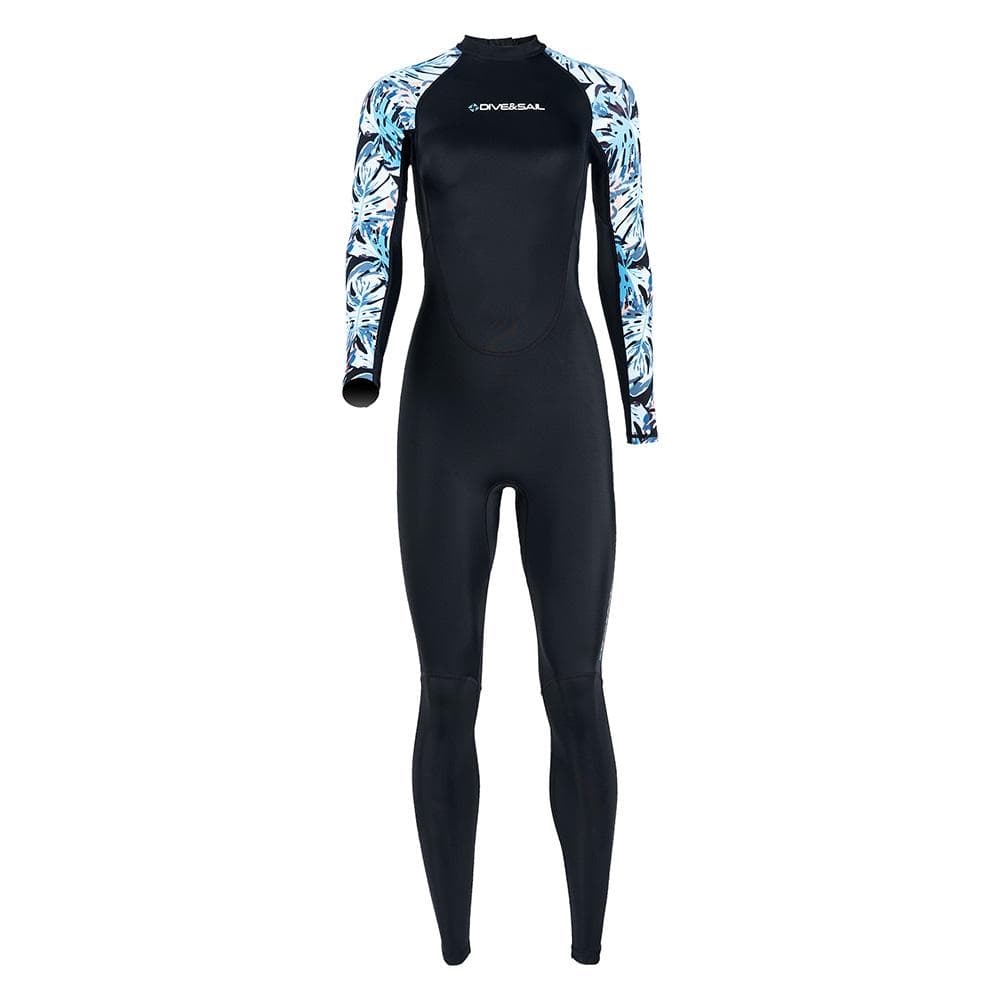 Women s Full Body Wetsuit Surf Suit UPF50+ Ice-Sense Sunscreen Jellyfish Suit Antibacterial Fabric XL black