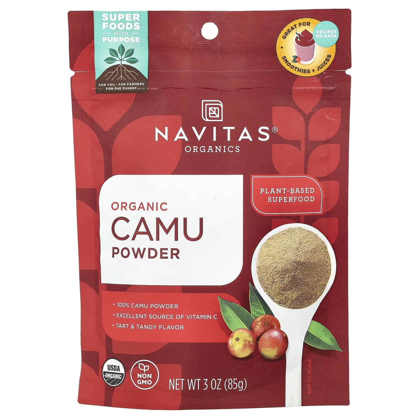 Navitas Organics, Organic Camu Powder, 3 oz (85 g)