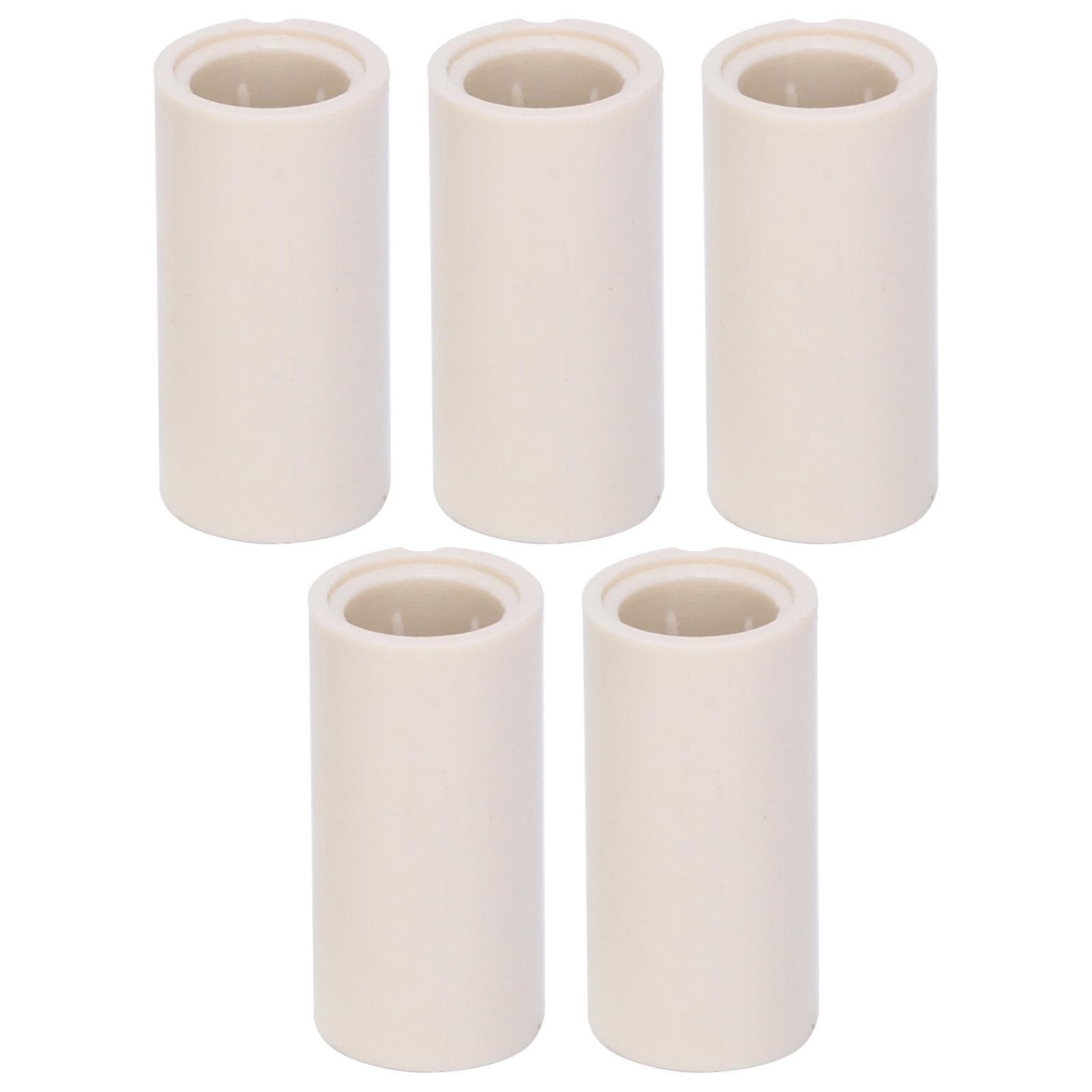 40pcs Pool Cue Ferrules White Fiber Stick Rod Repairing Tool Tubes Billiard Accessories12mm/0.5in