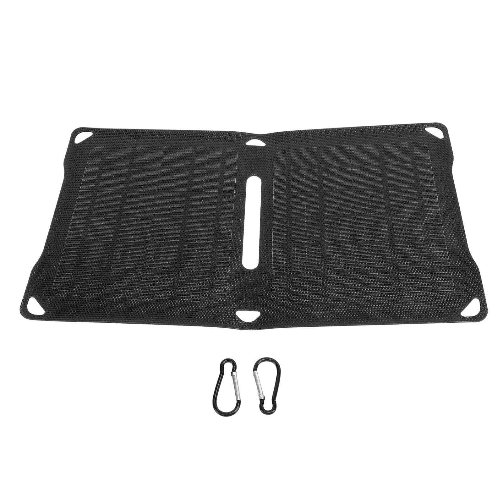 14W Solar Panel USB Charger Portable Foldable Monocrystalline ETFE Solar Charger with 2 USB 1 TYPE