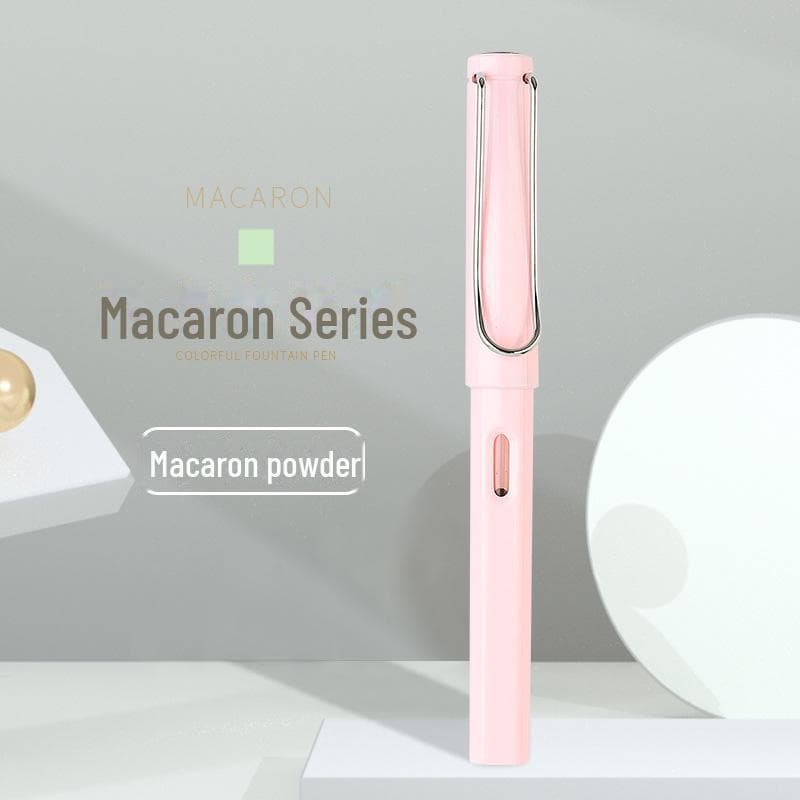 Colorful Student Fountain Pen with Replaceable Ink Capsule for Calligraphy and Correct Writing Posture 0.38mm with Converter