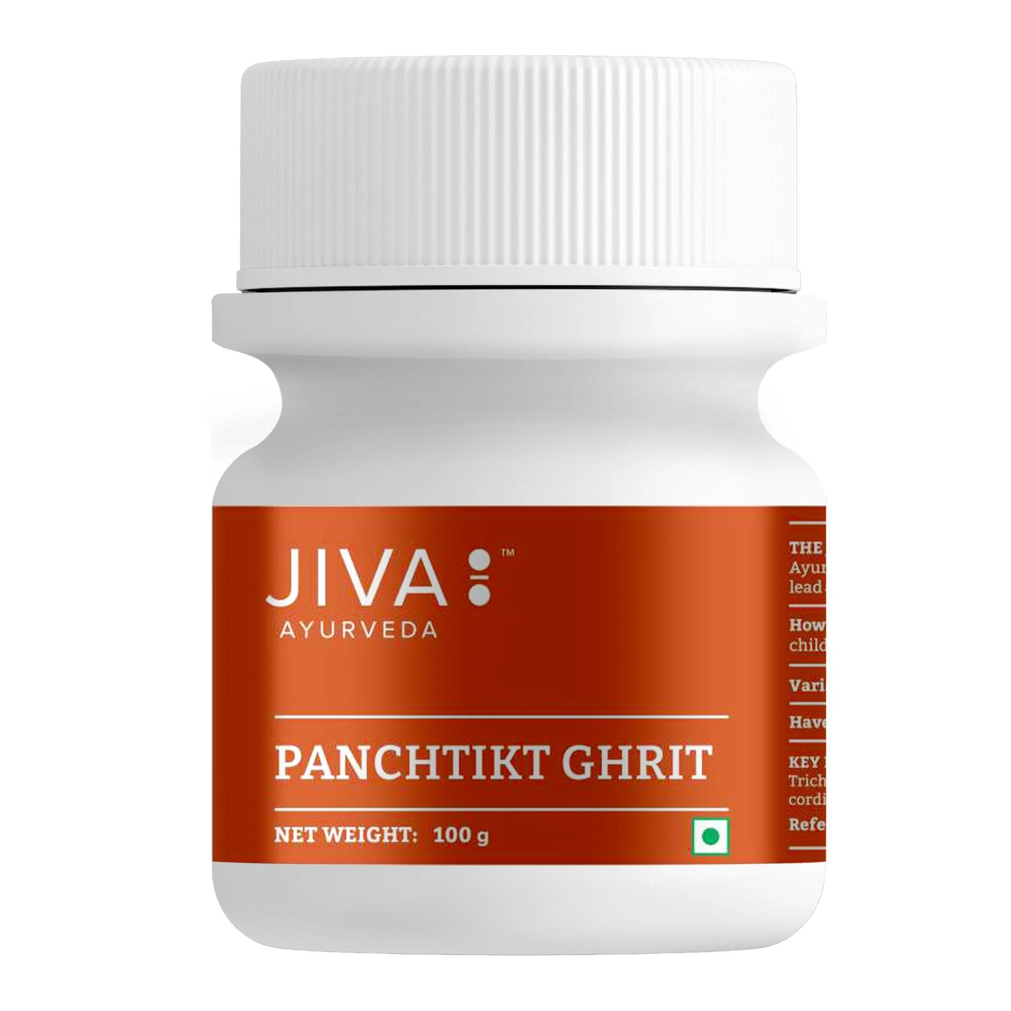 Panchtikt Ghrit | Medicated Ghrit/Ghee| Enriched with Natural Herbs Pack = 100 gm