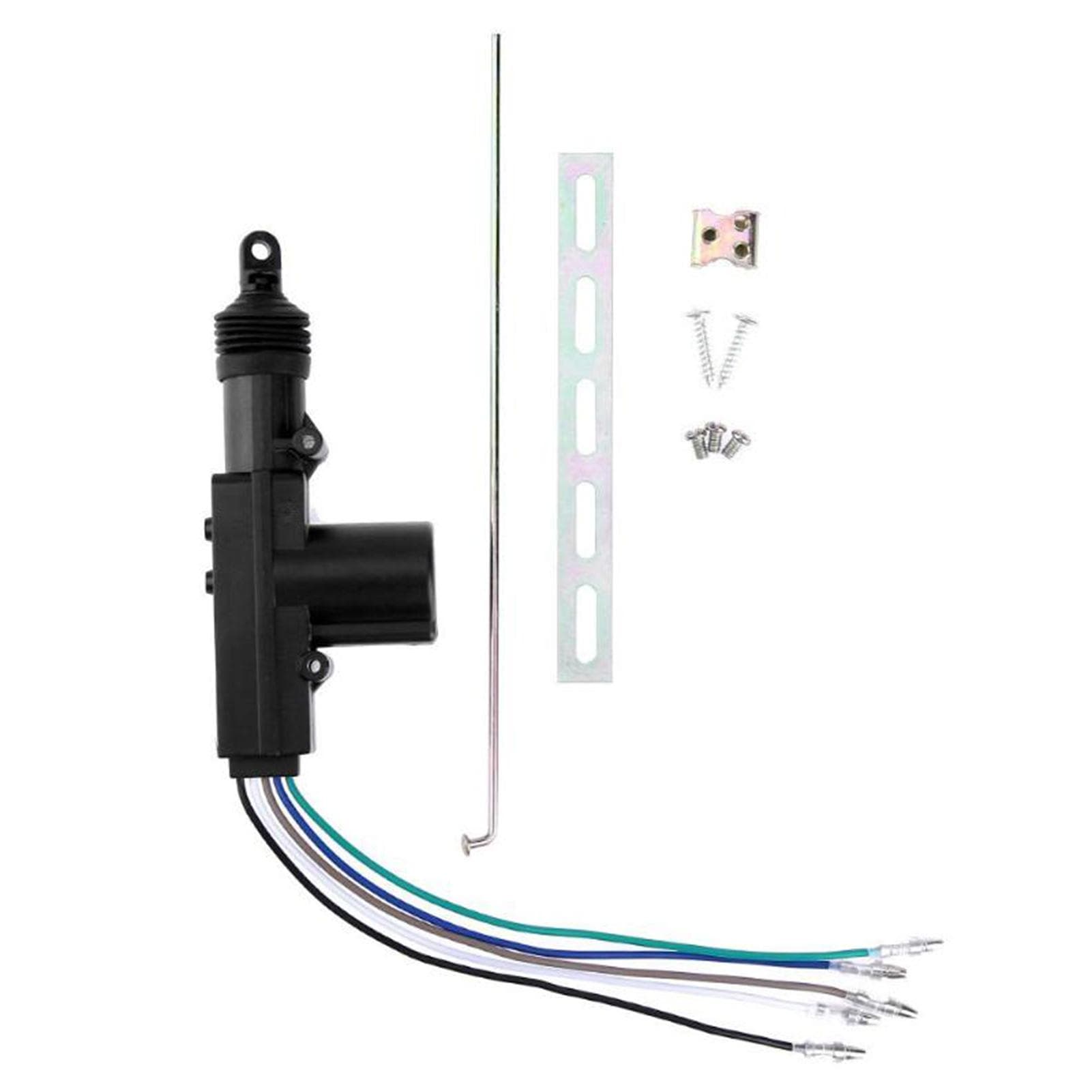 Universal Car Power Door Lock Actuators 12-Volt Motor 5 wire black