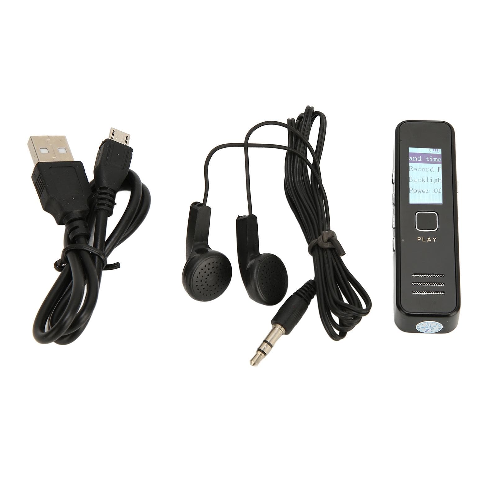 Digital Voice Recorder Portable Mini HD Noise Reduction Long Distance MP3 Playback Recording Device
