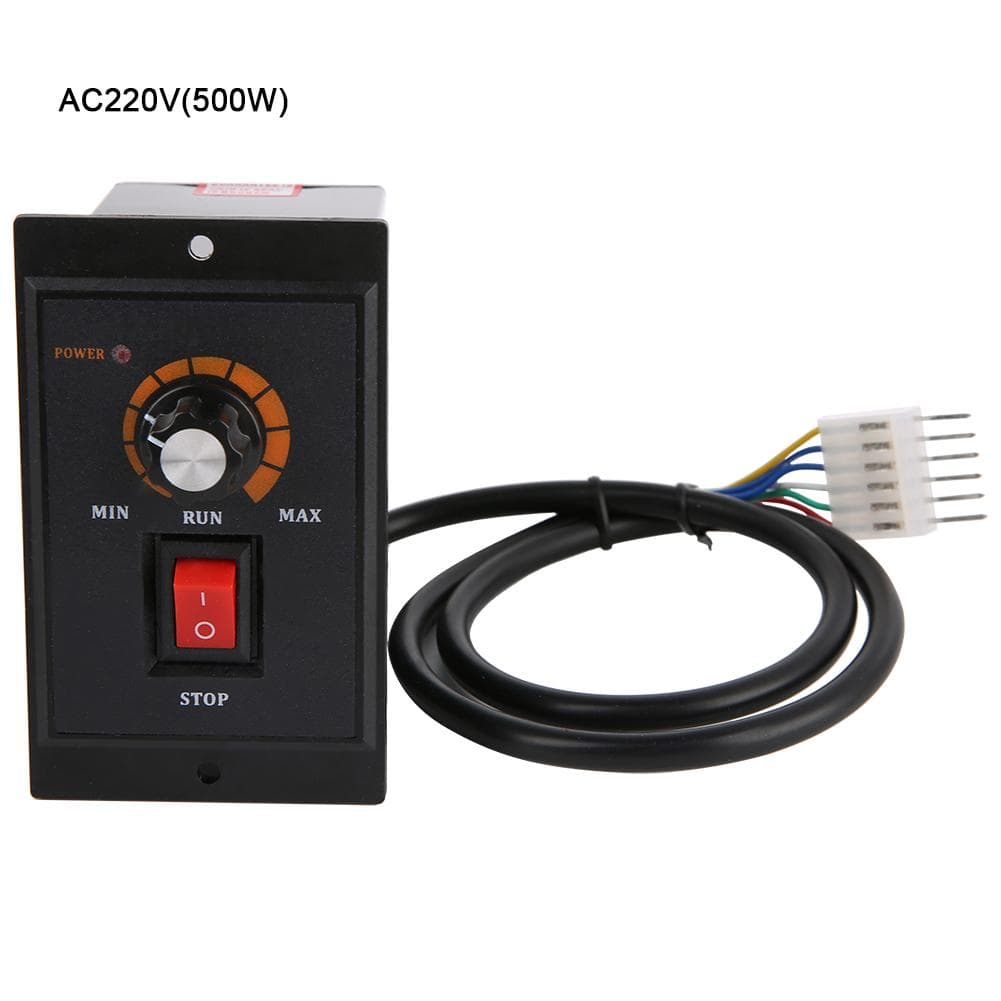 AC 220V 5060Hz Single Phase AC Motor Speed Controller Electric Motor Speed Regulator(500W)