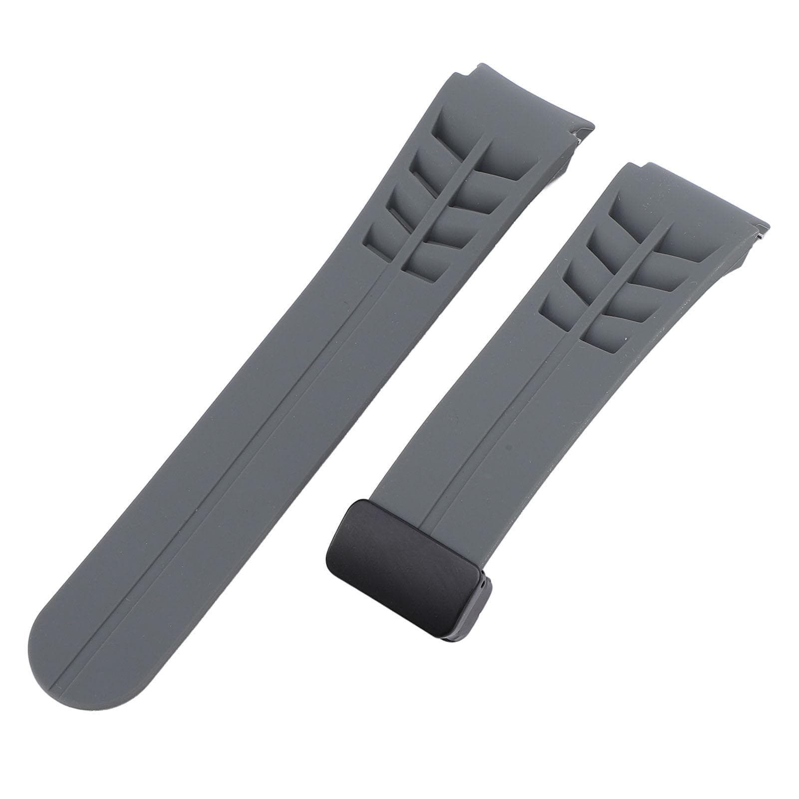 Watch Band Silicone 44mm Magnetic Folding Buckle Quick Release Comfortable Wristband for Galaxy