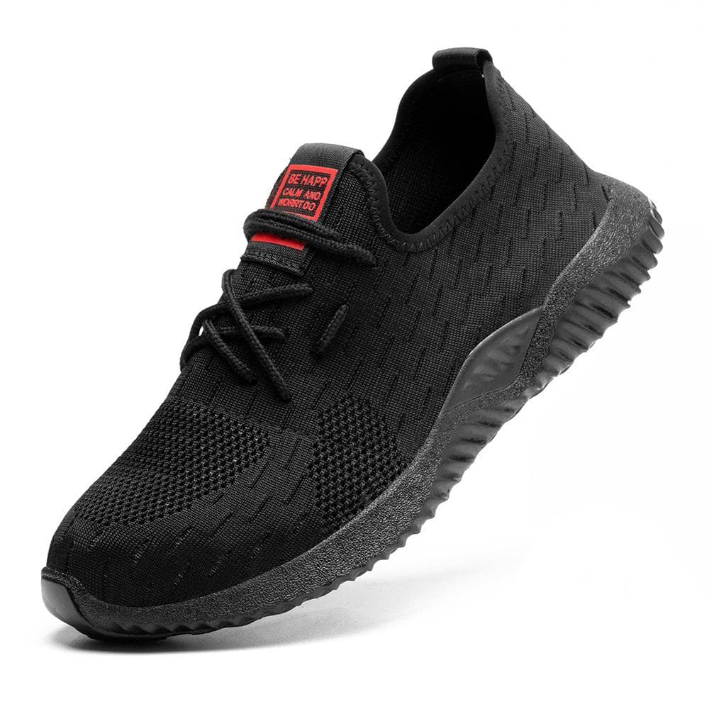 Unisex Casual Men Work Boots Indestructible Safety Shoes Adult Security Shoes Male Steel Toe Shoes Puncture-proof Work Sneakers 42