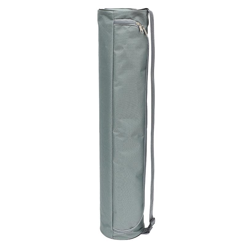Yoga Mat Storage Bag Oxford Cloth Waterproof Zipper Switch Yoga Mat Carrier with Adjustable Strap gray