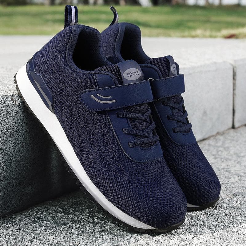 Non-slip Elderly Shoes Men's Spring Middle-aged and Elderly Walking Shoes Women's Lightweight Soft-soled Dad Shoes 45