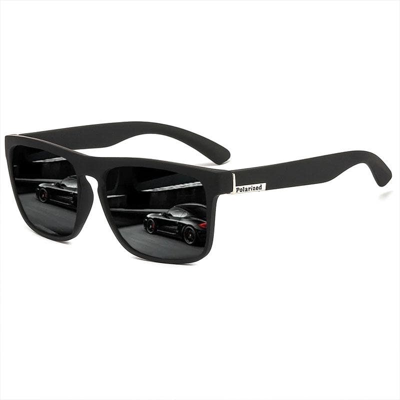 Fashion Vintage Square Sunglasses Men Women UV400 Anti Glare Retro Eyewear Luxury Brand Designer Sun Glasses for Fishing Driving black