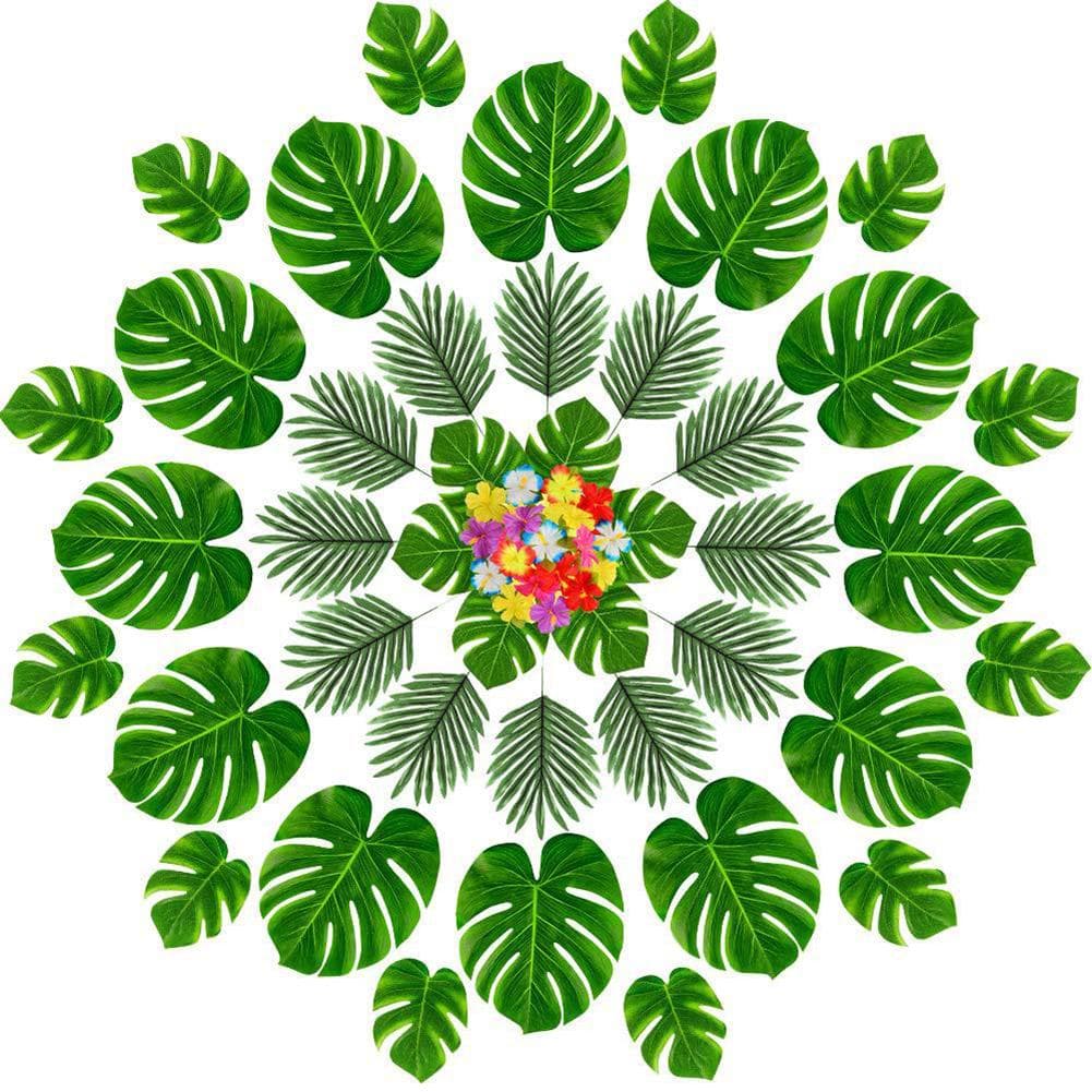 12pcs Artificial Turtle Leaf Table Mats Green 13 Inch Heat Resistant Decorative Turtle Back Leaf