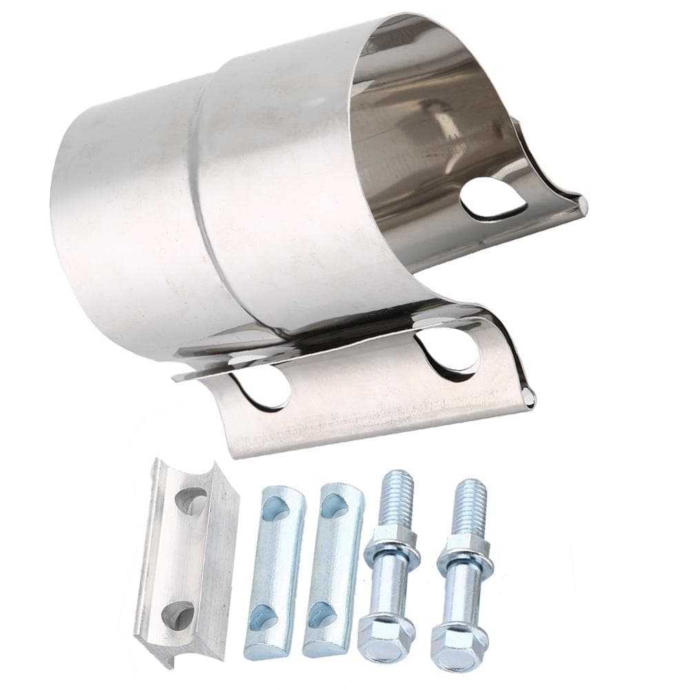 Universal Car Stainless Steel Exhaust Pipe Clamp Lap Joint Band Clamp (2 Inch)