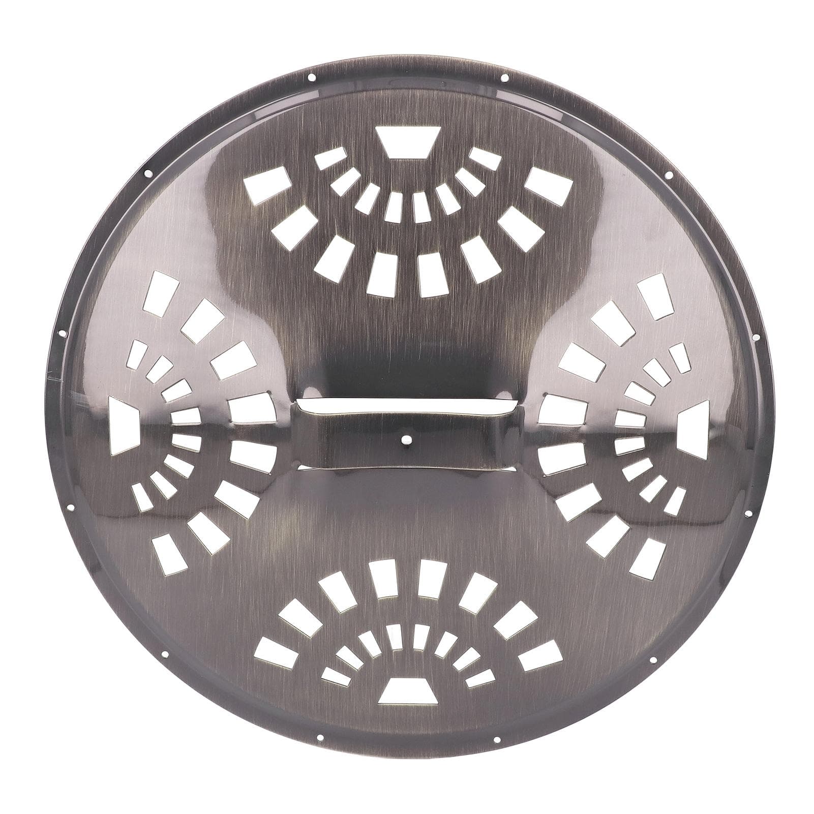 Guitar Resonator Cover 283x25mm Bronze Aluminum Alloy Resophonic Guitar Sound Hole Cover Plate