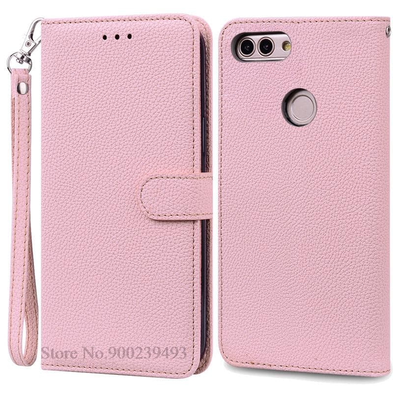 For Huawei P Smart 2018 Case FIG-LX1 Leather Wallet Flip Case For Huawei P Smart Case FIG-LX1 5.65 inch Case Coque Fundas Shell P Smart 2018 FIG-LX1