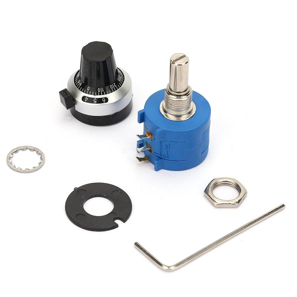 3590S2104L Wirewound Potentiometer 100K Ohm with 10 Turns Counting Dial Rotary Knob