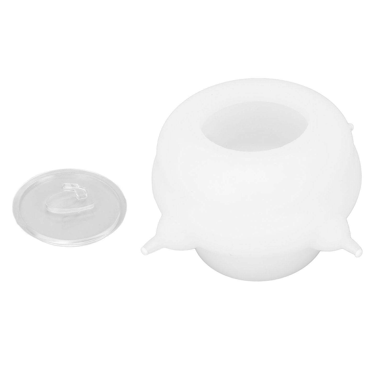Pet Milk Bowl 4 Nipples Food Grade Silicone Small Pet Nursing Station with Lid for Puppy Kitten L