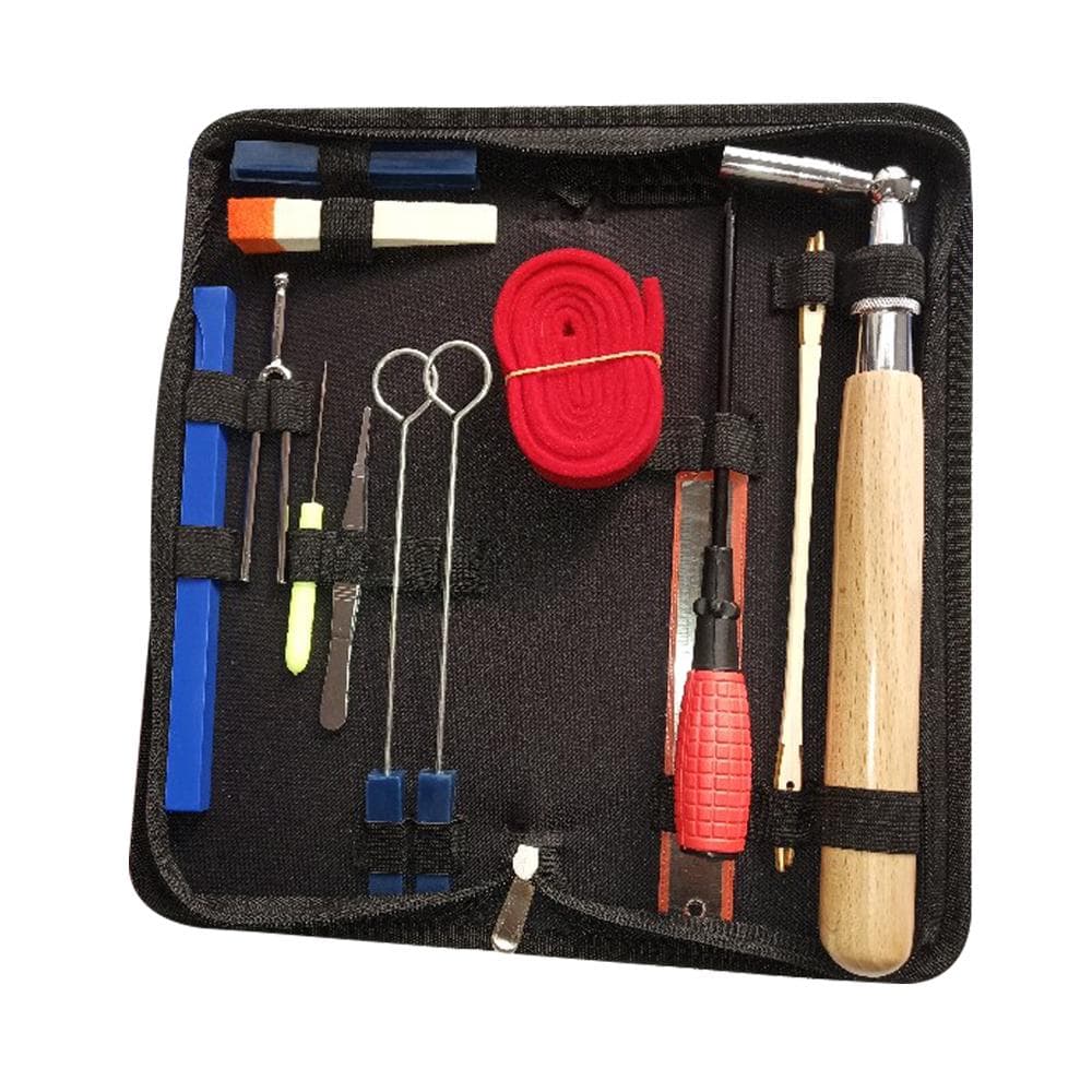 Professional Piano Tuning Kit Tuner Tools Set Piano Tuning Tool Wooden Handle Fixed Tuning Wrench multicolour