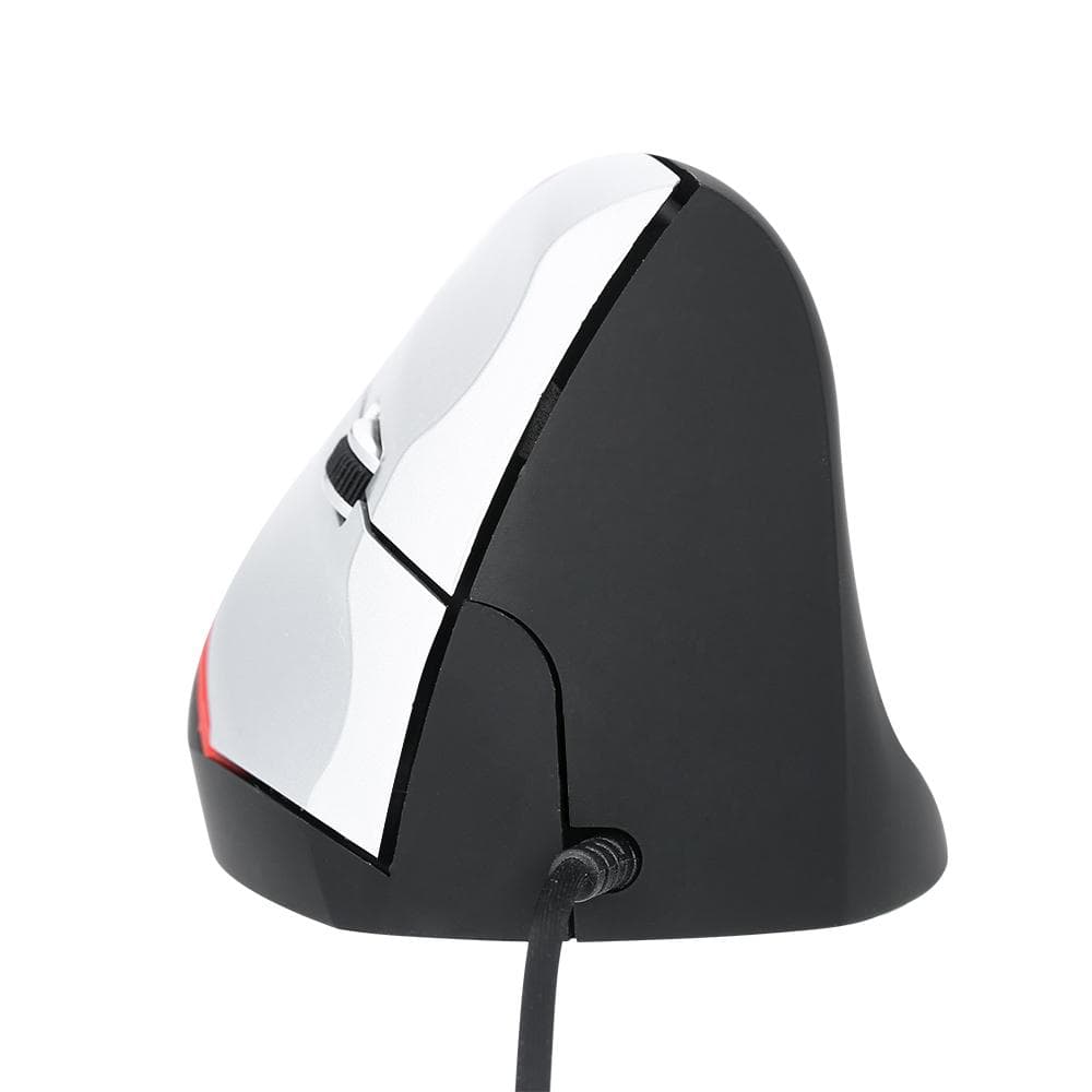 Vertical Wired Mouse Ergonomic Optical 3 Key Gaming Office Mouse for PC /Laptop Black black