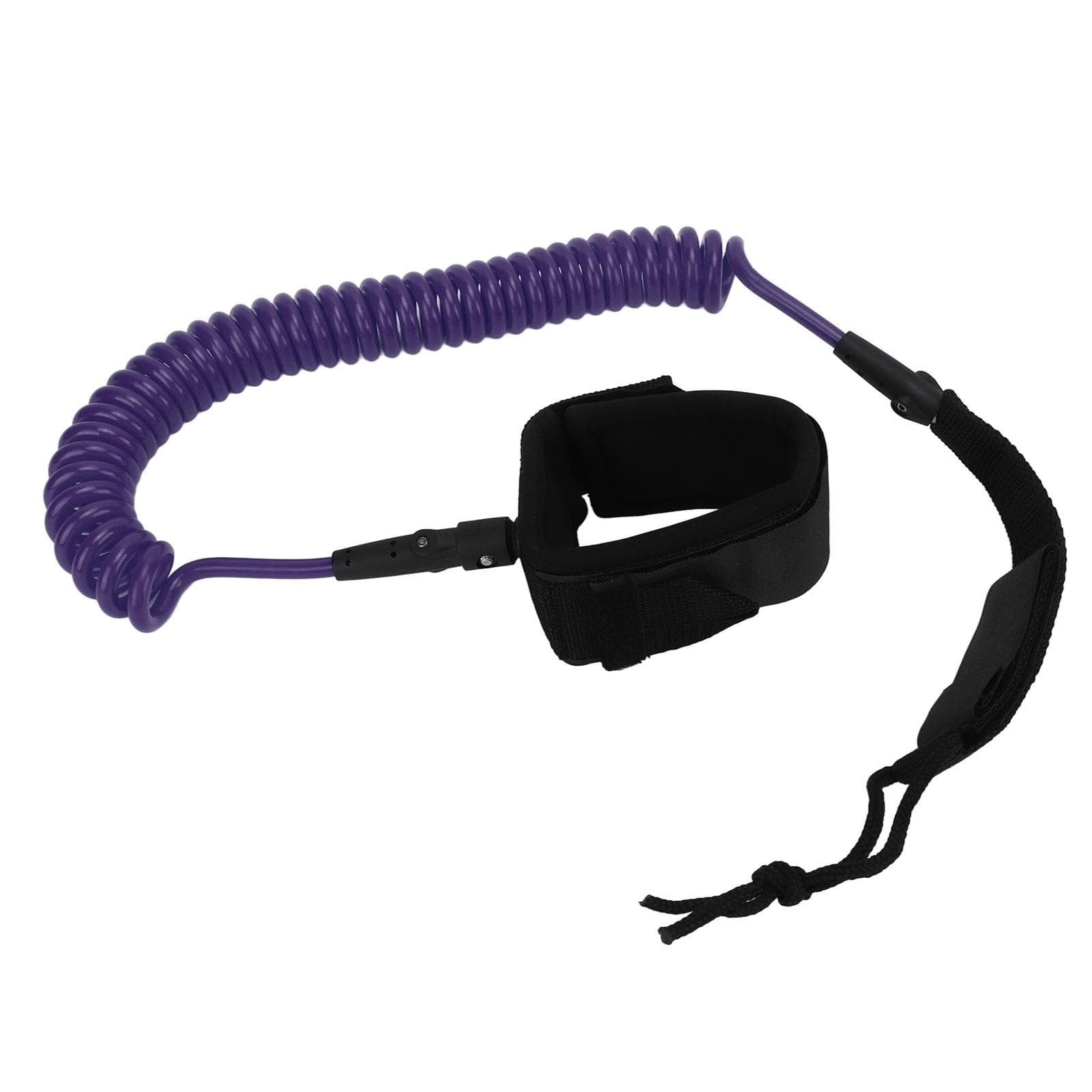 7mm 10Ft Surfing Foot Rope Adjustable Elastic TPU Surfboard Leg Straps Stand Up Paddle LeashPurple