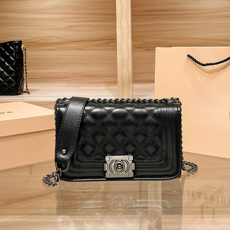 Spicy Mom Bag, Trendy Diamond Chain Bag, Versatile Underarm Bag, Classic Single-shoulder Crossbody Bag