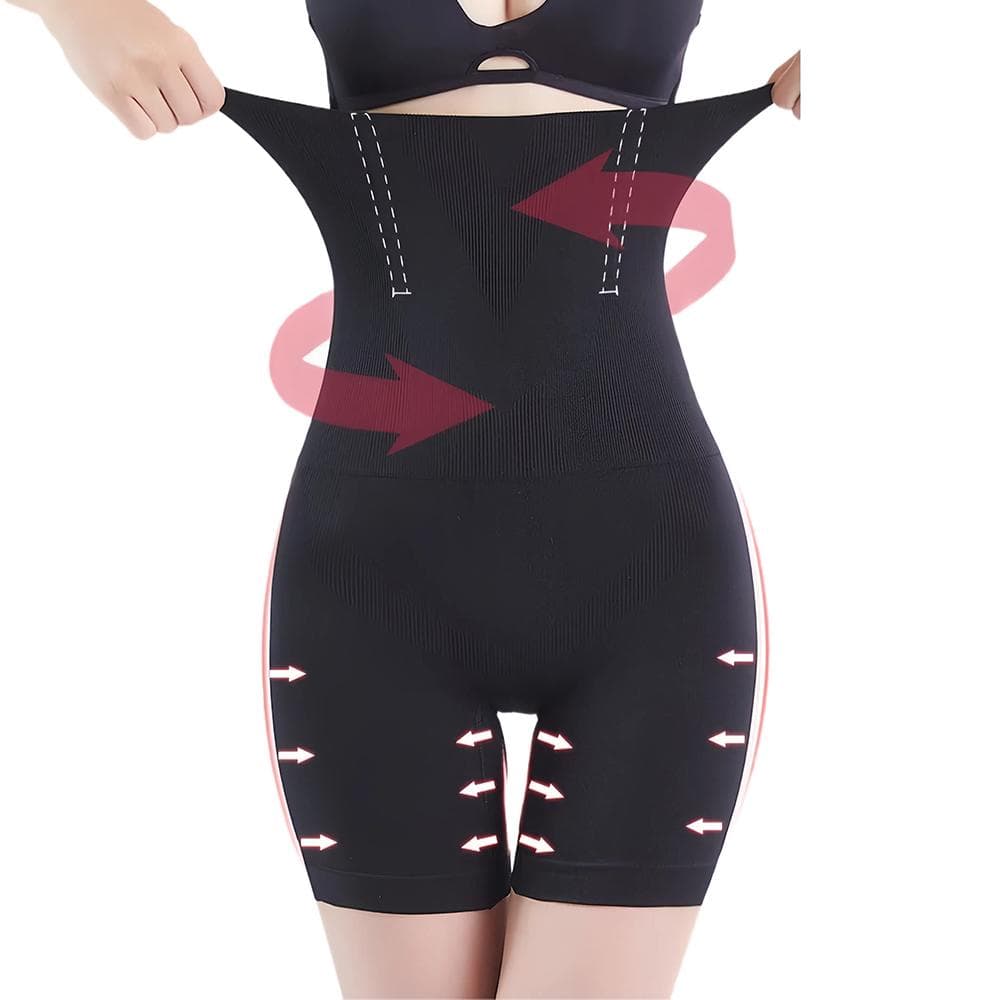 Plus Size Women Control Panties Body Shapers Slimming Pants Underwear Shapewear Postpartum Tummy Belly Belt XL-2XL black