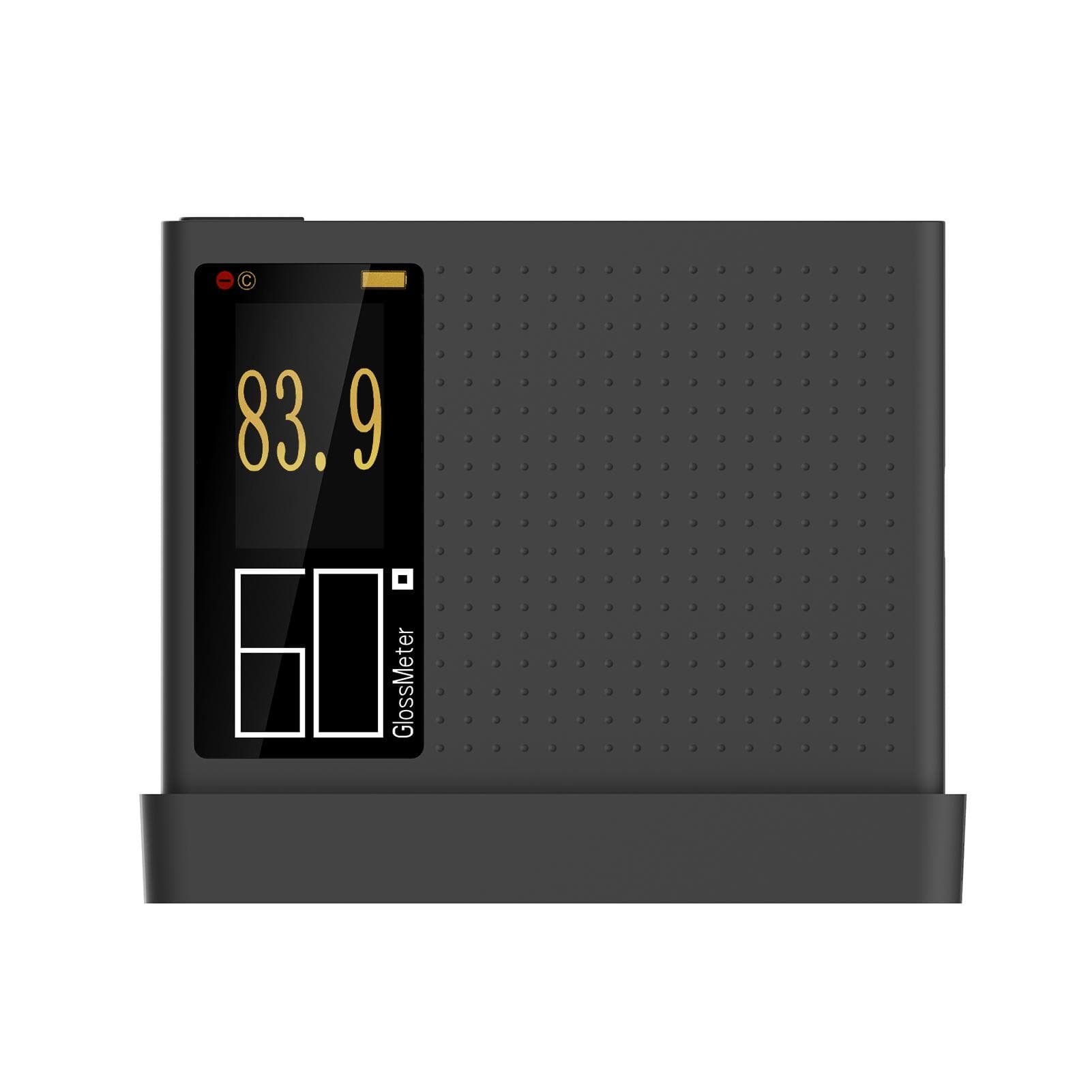 High Precision Gloss Meter 60 degrees Portable Glossmeter with Self-calibration/Fast Basic Edition black