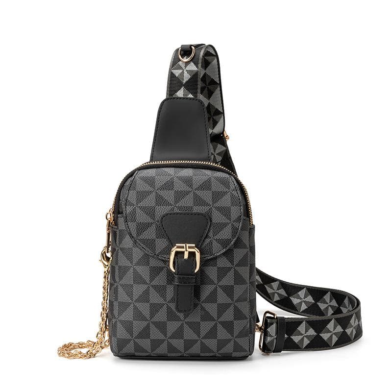 Chest Bag Europe and The United States Fashion Chest Bag Printed Simple Female Crossbody Bag Bag Portable Outdoor Sports Chest Bag