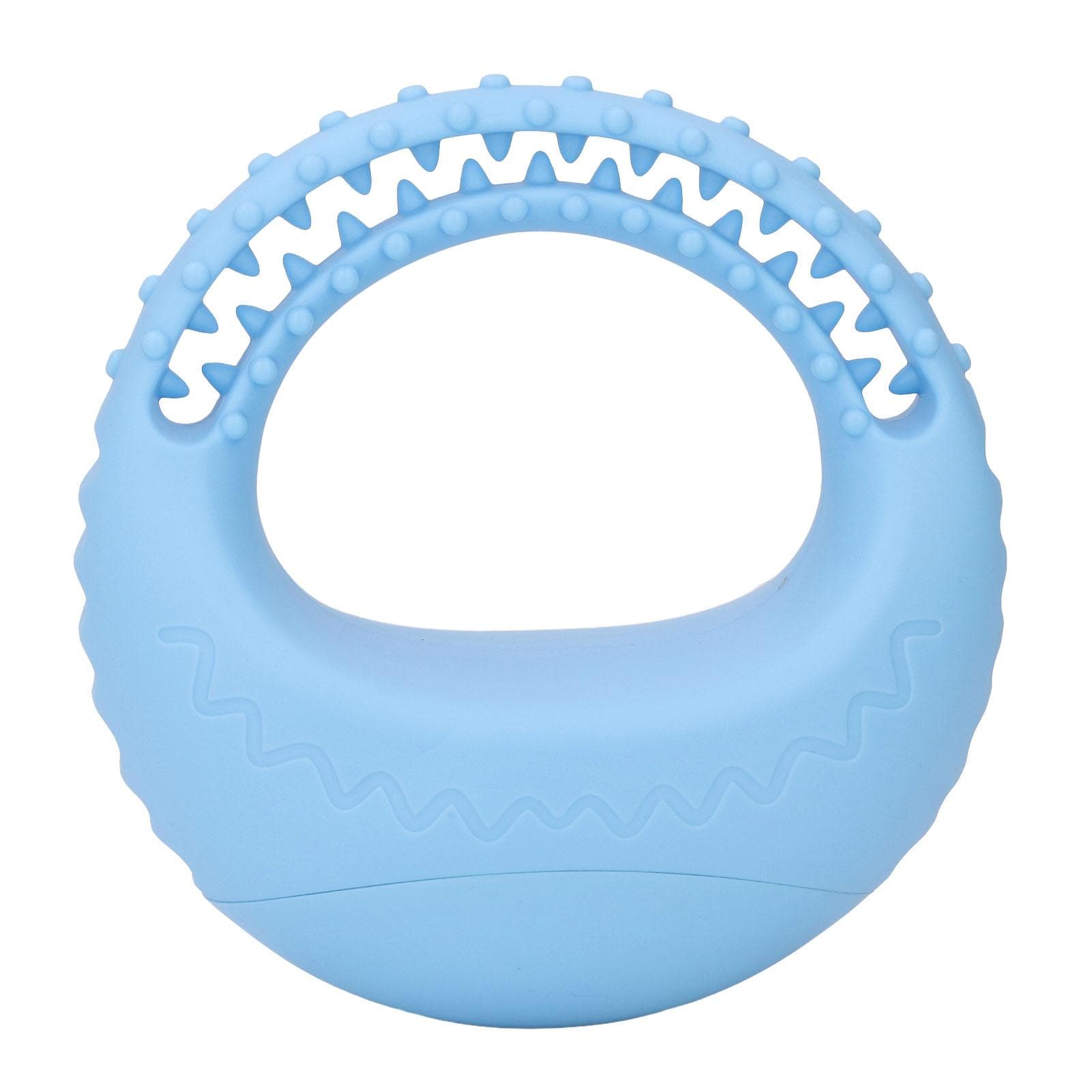 Dog Flying Disc Chew Resistant Lightweight Soft TPR Training Dog Floating Toy For Courtyard Pool blue