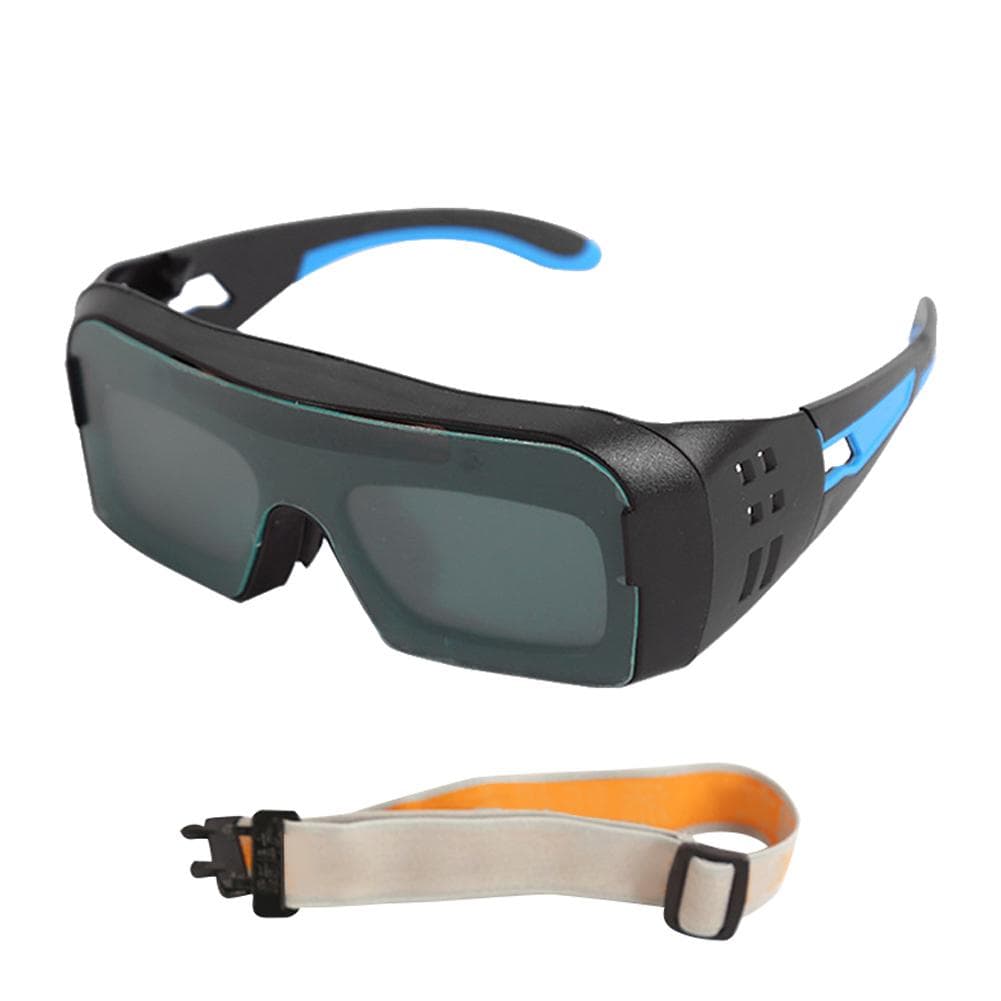 Solar Power Auto Darkening Welding Glasses Safety Protective Welders Glasses Argon Arc Welding black