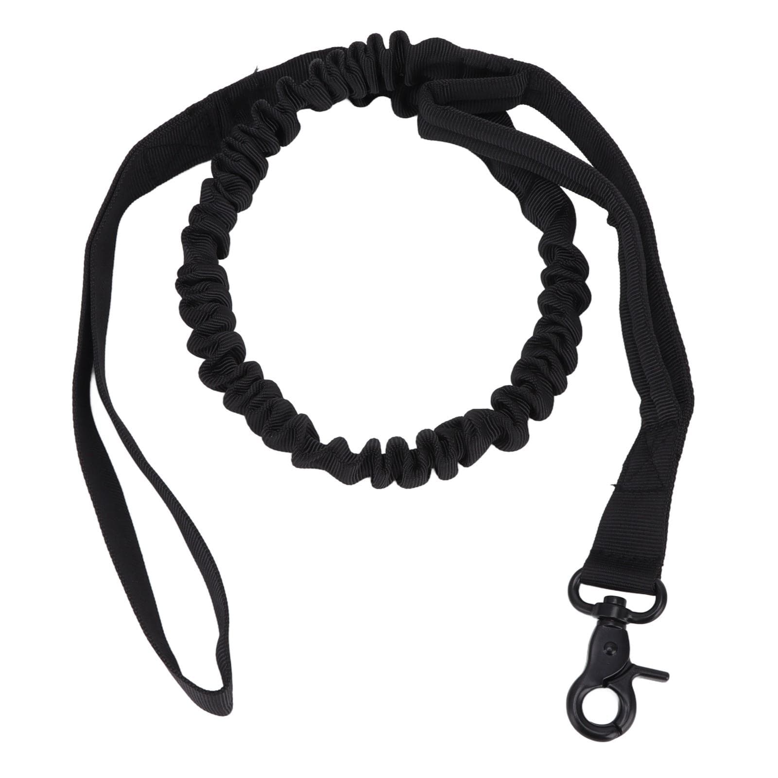 Dog Leash Durable Wear Resistant Easy Control Elasticity Provides Ductility Military Pet Leash Pet black