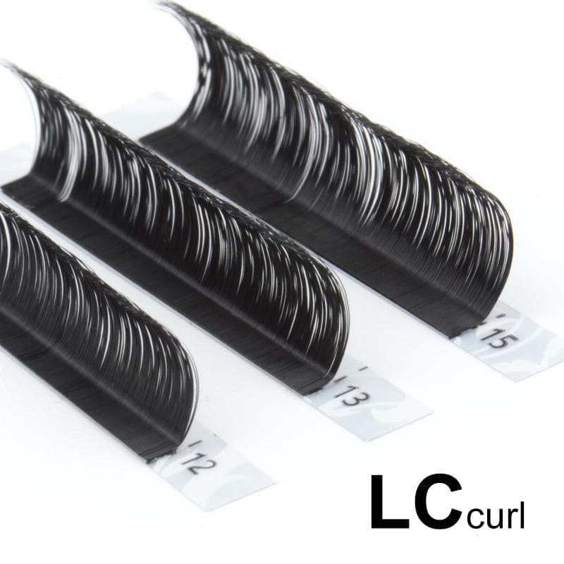 M(N) L LC LD Curls Eyelash Extension NAGARAKU Matte Black 16 Lines Mix 7-15mm Synthetic Mink Premium Eyelash Extension 0.10LC Mix 7-15mm black