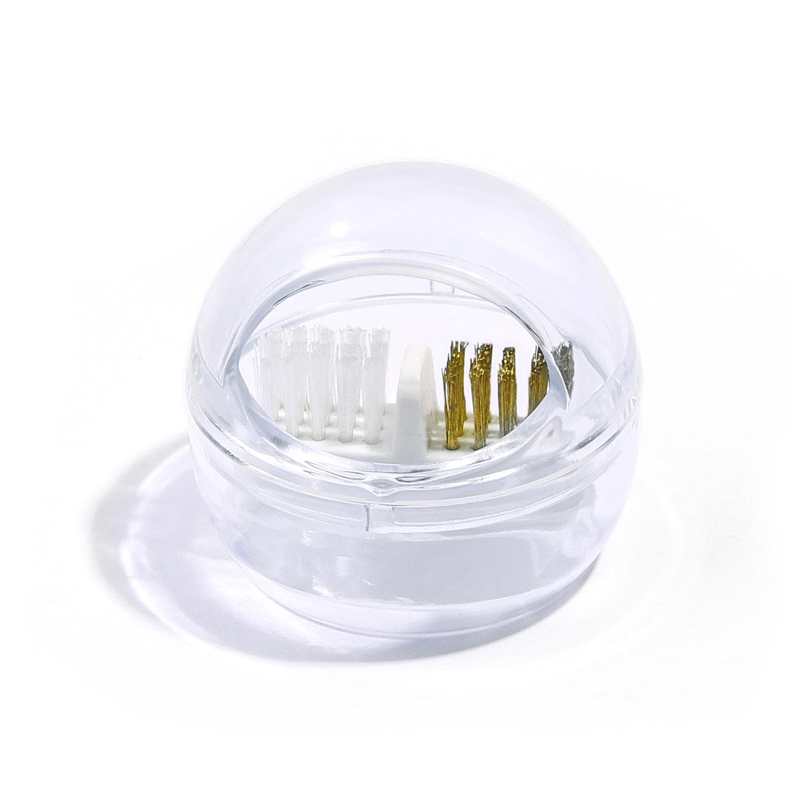 Nail Polish Head Cleaning Brush Removable Polish Head Cleaning Case white
