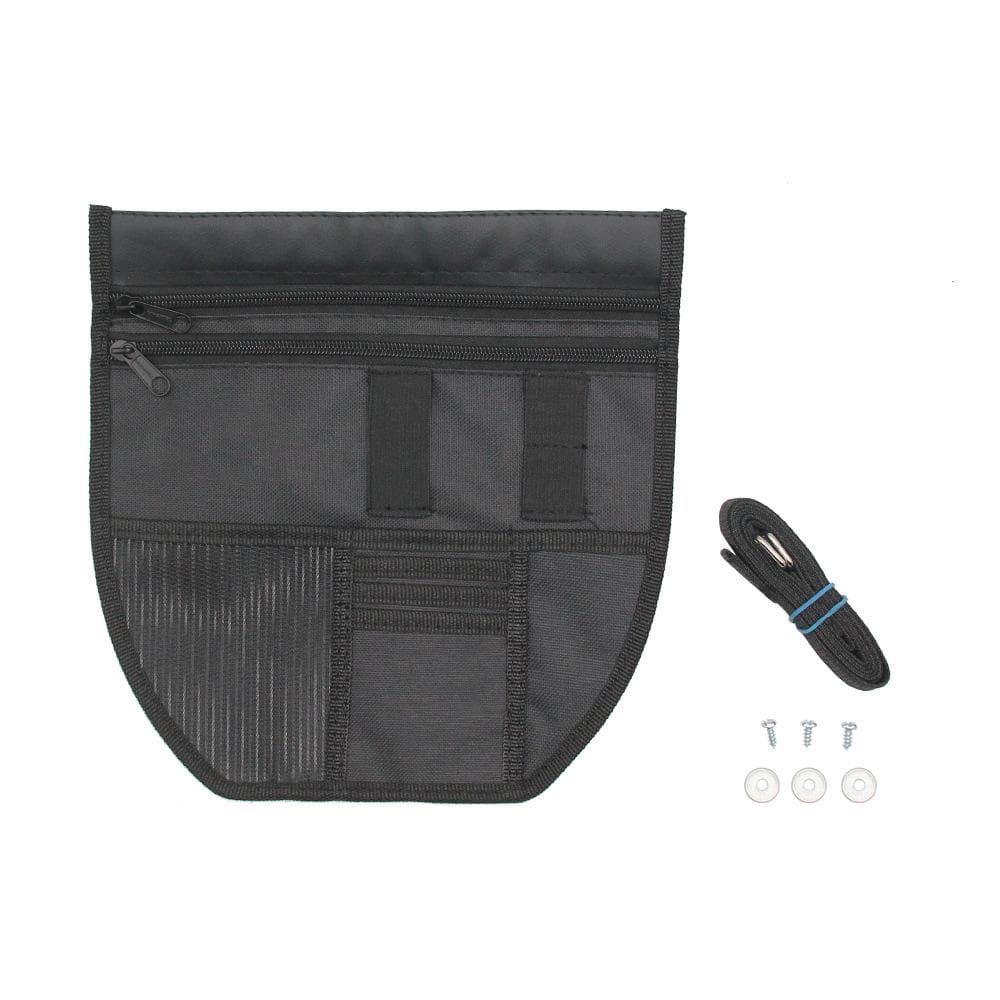 Motorcycle Underseat Storage Bag Tool Pouch Organizer Replacement for Nmax 155 V1/V2 black
