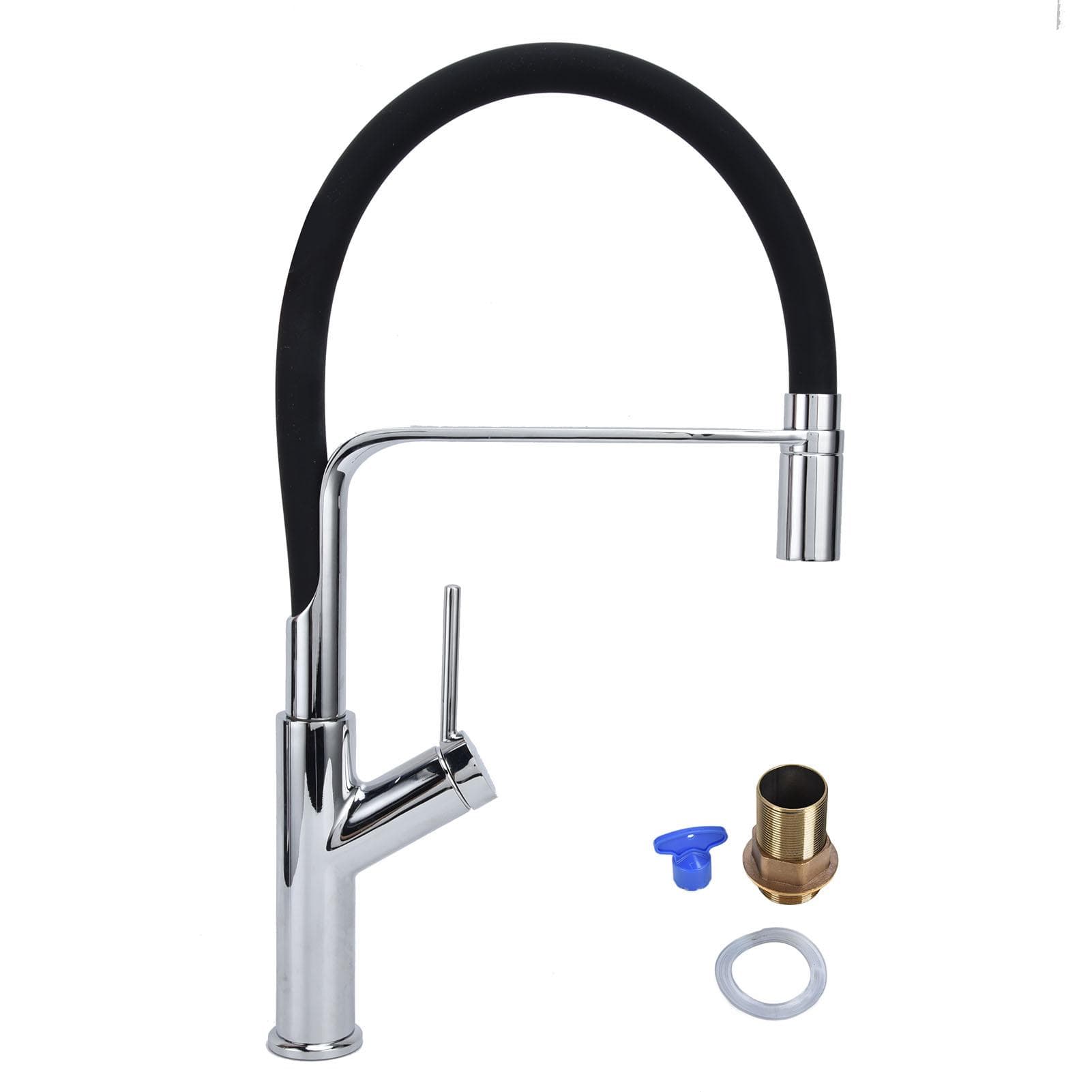 Okd?8807A G1/2 Kitchen Faucet Plating Waterproof Brass Single Handle Water Tap for Home