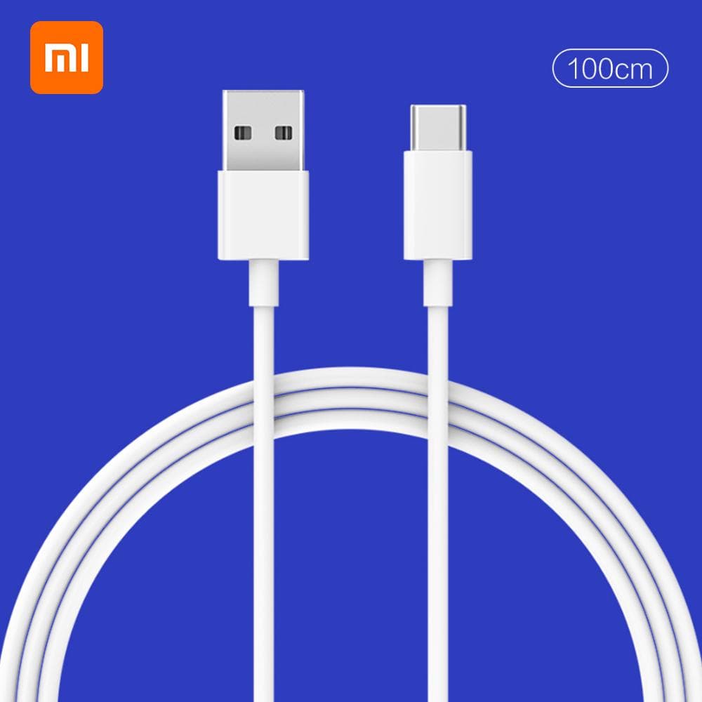 Xiaomi USB-C Data Cable 100cm Type-C Mi Charging Cable For Xiaomi 10 Redmi Huawei Mate Samsung white