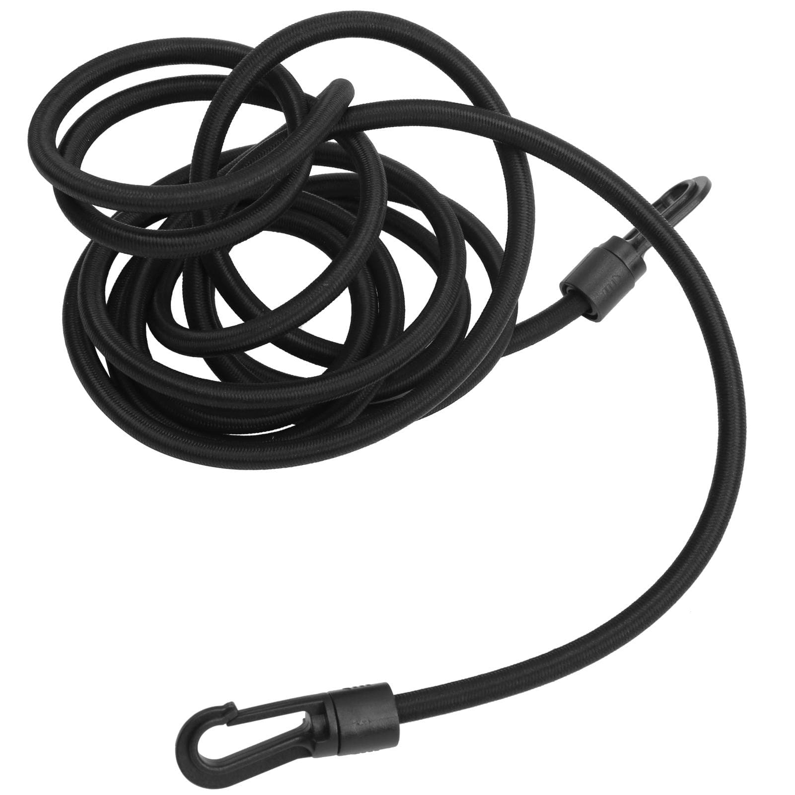Kayak Elastic Rope Latex Canoe Bungee Cord Lightweight Boat Accessory with Hooks 6mm x 2.5m