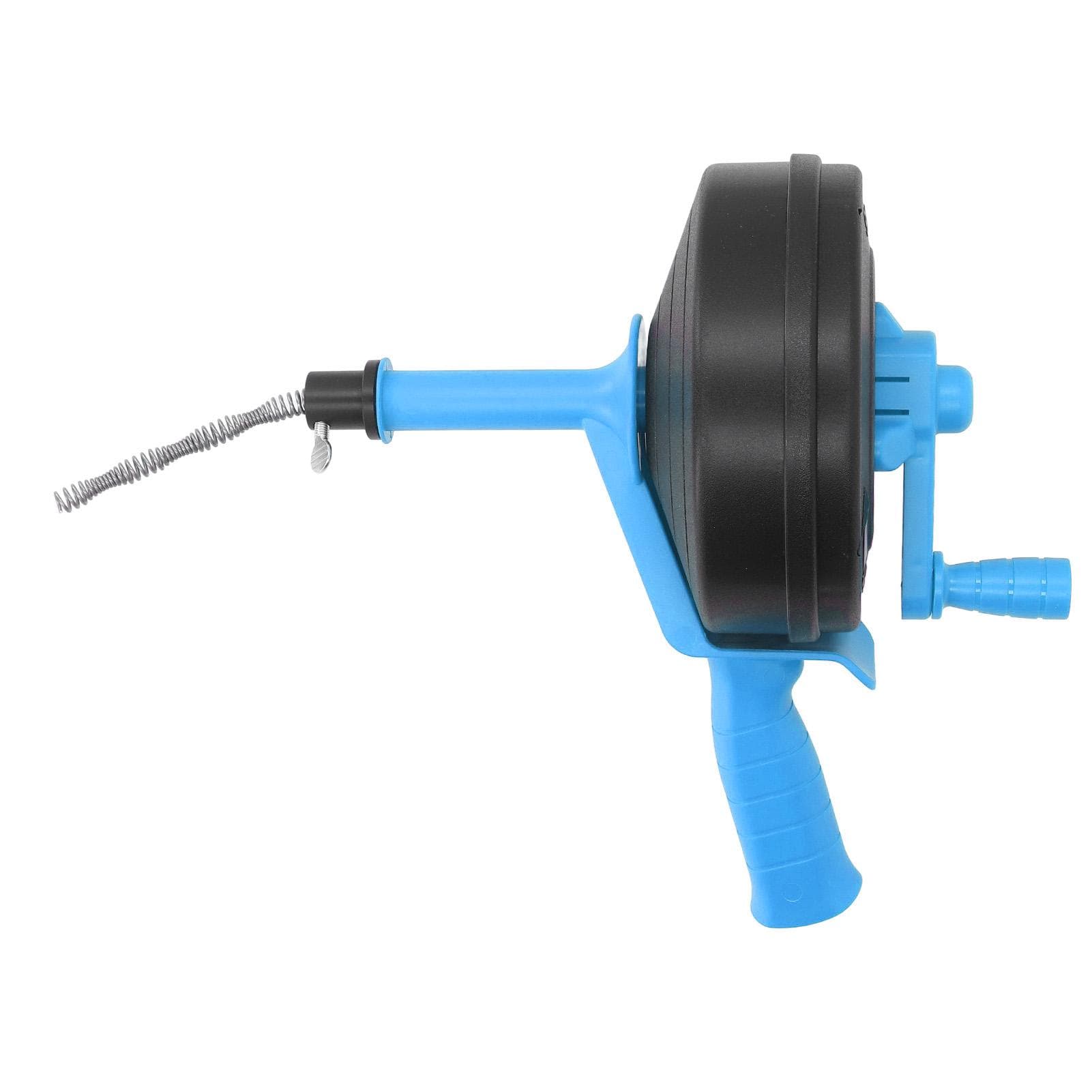 Drain Snake High Hardness 65 Manganese Steel Double Modes Plumbing Drain Auger for Toilet Kitchen 5 Meters