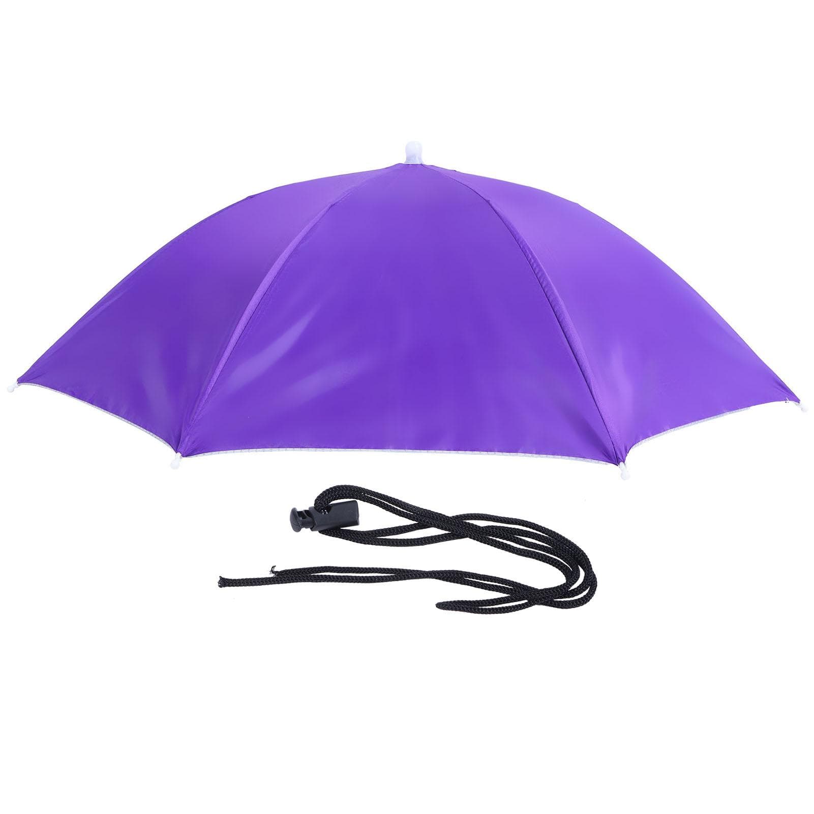 Adult Umbrella Hat Waterproof Foldable Sun Hat Headwear for Outdoor Fishing HikingPurple purple