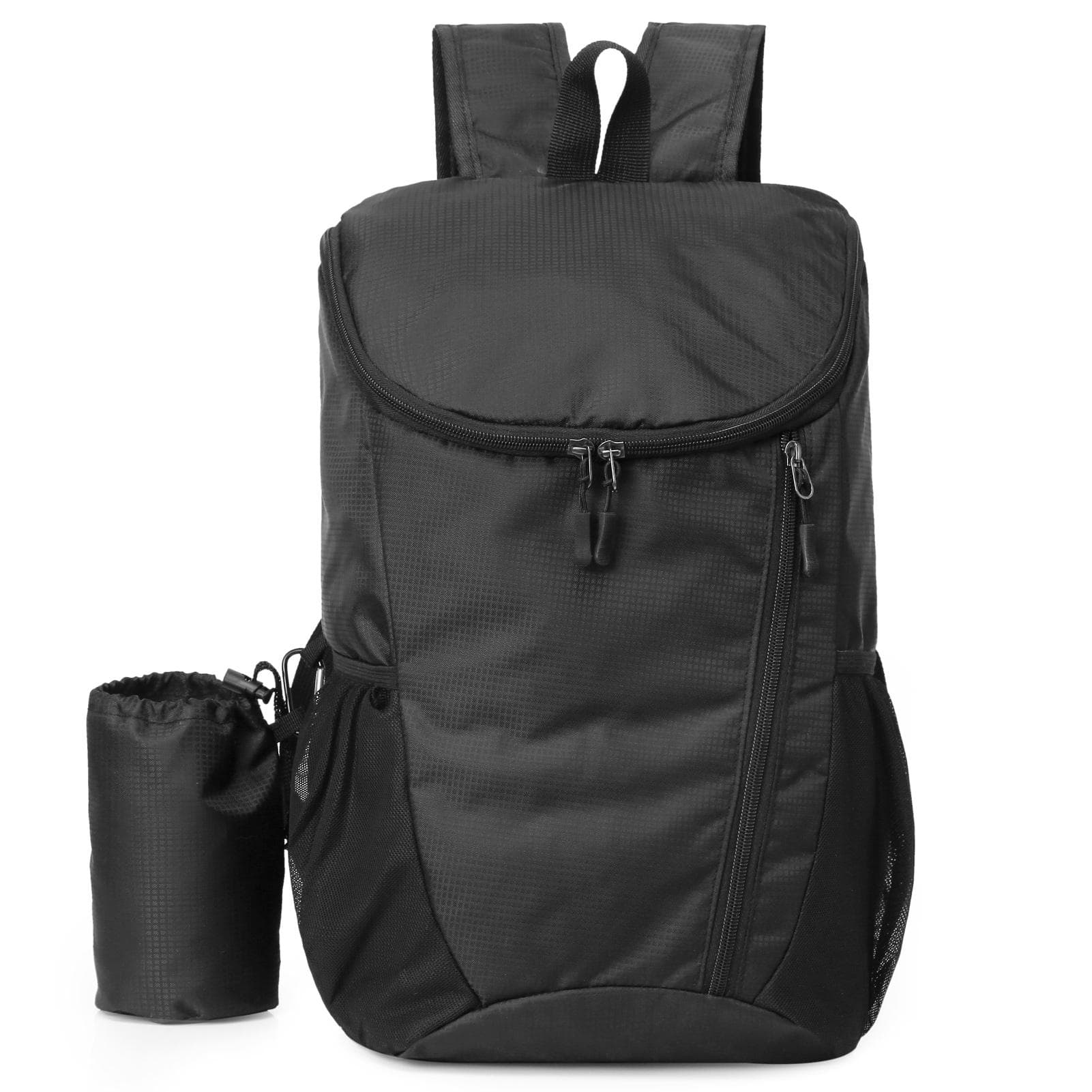 20L Lightweight Folding Backpack Water Repellent Bag for Cycling Camping Climbing Hiking Traveling black