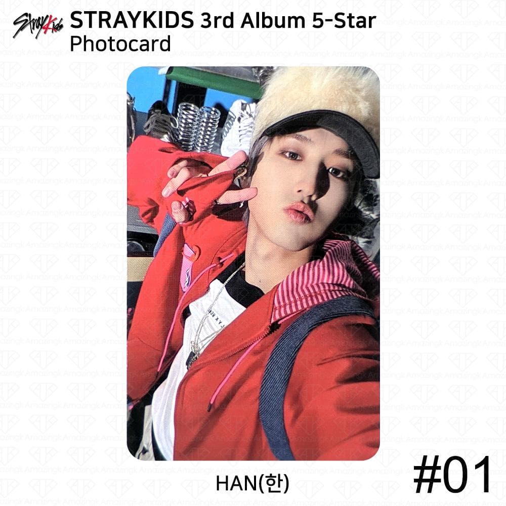 Stray Kids 3rd Album 5-Star Official Photocard Standard Ver Digipack Ver KPOP Han - #1