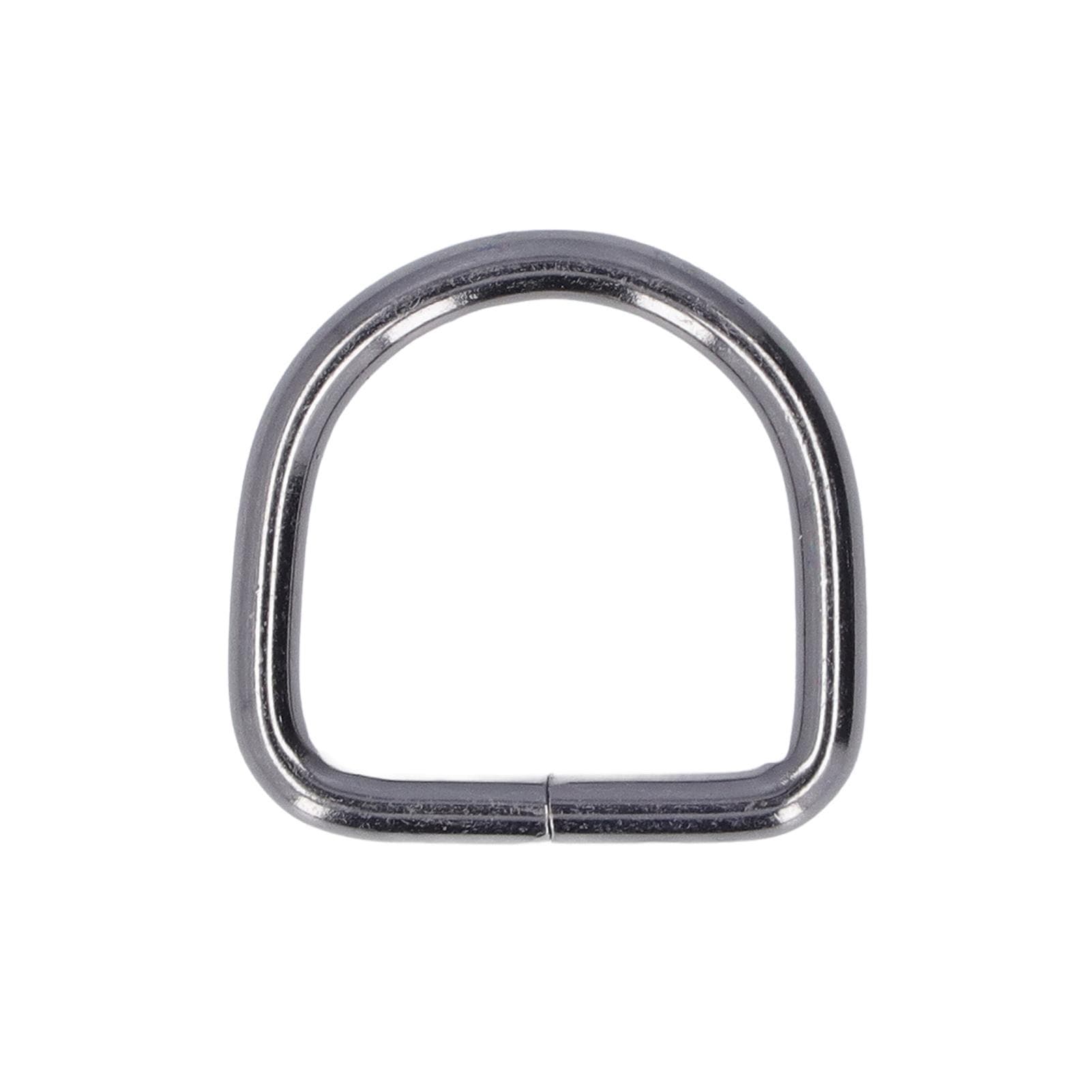 20Pcs Metal D Rings Premium Iron Sturdy Durable Glossy Exquisite Wide Application D Rings for