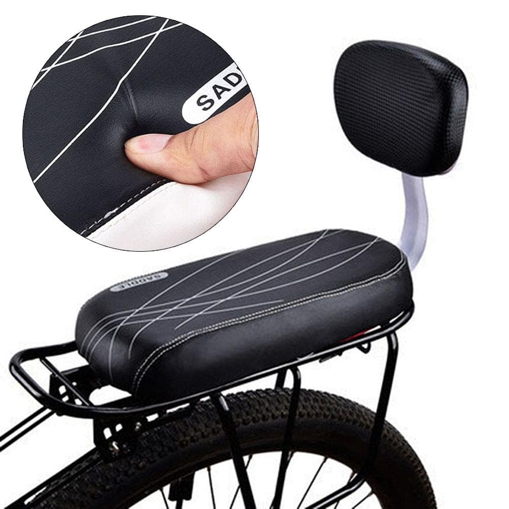 Mountain Bike Sponge Cushion with Backrest Breathable Soft Shock Absorb Bike Parts