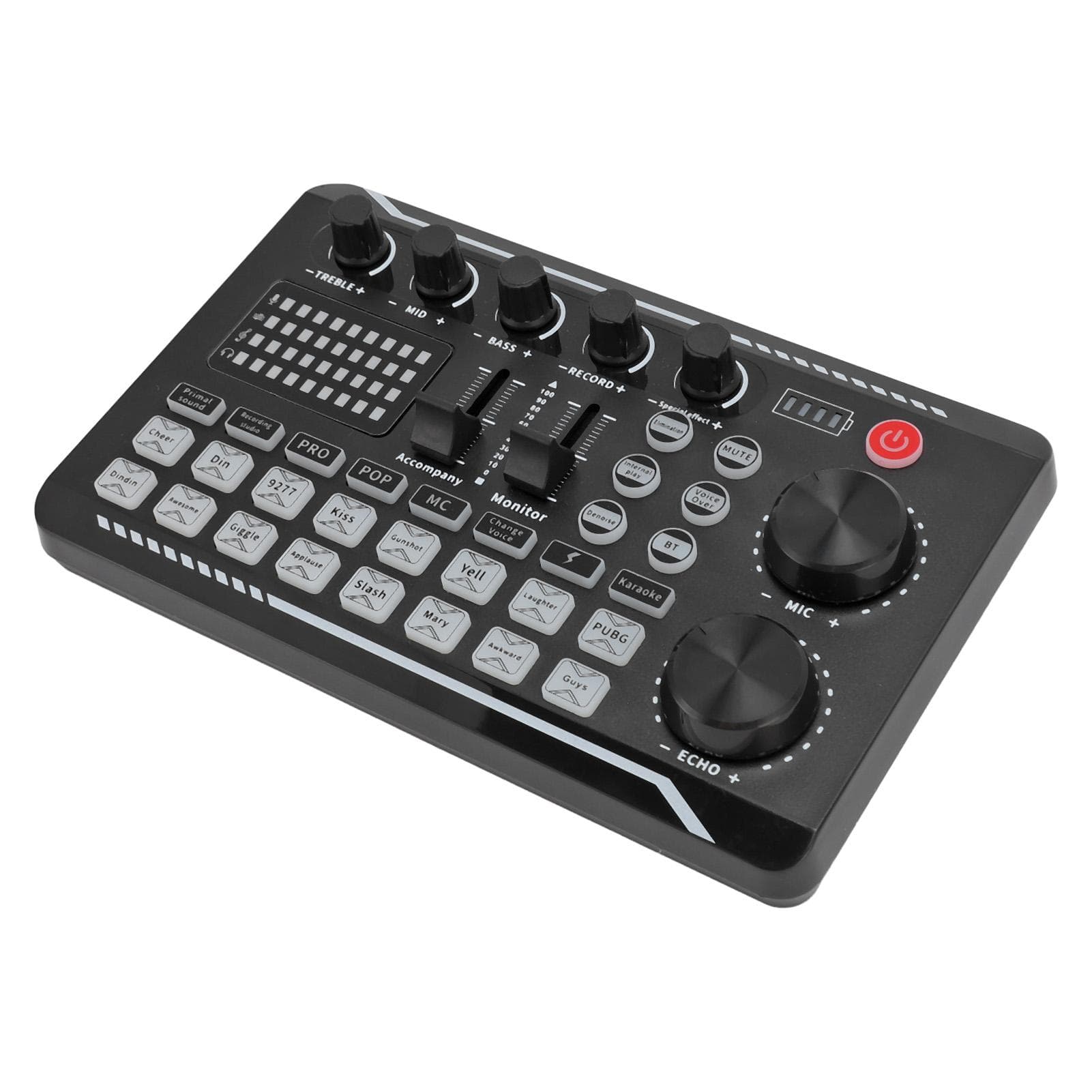 Live Sound Card Professional Intelligent Noise Reduction Multiple Sound Effects Voice Changer Sound