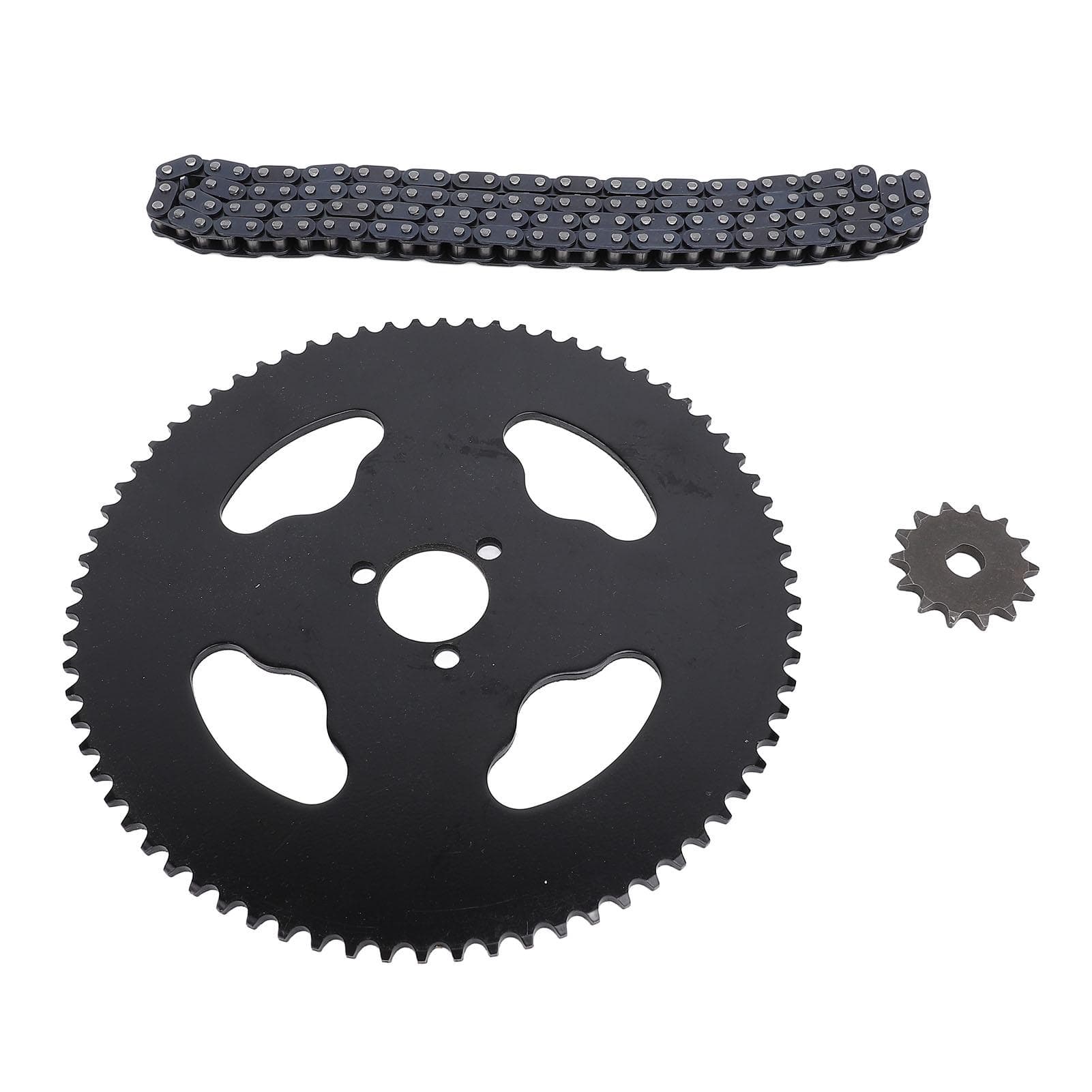 T8F Front Rear Sprocket Chain Kit with T8F 120 Links Chain T8F 10mm H Hole 14T Front Sprocket 74T