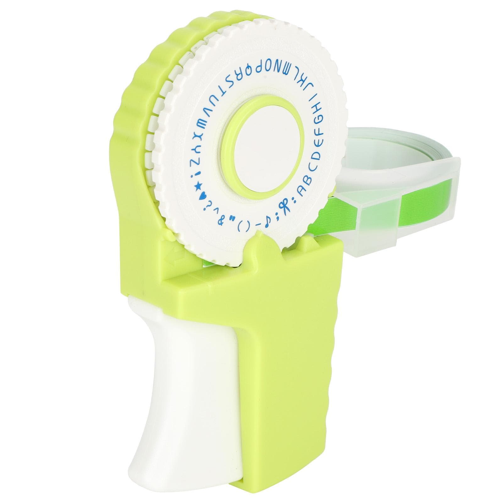 Embosser Manual Typewriter Handheld DIY Embossing Label Maker School Supplies Green