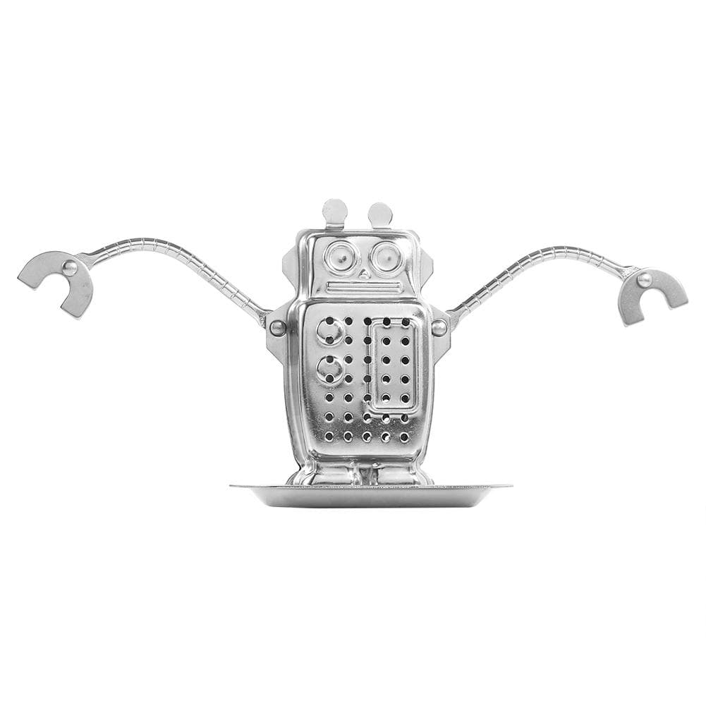 Stainless Steel Loose Tea Leaf Infuser Ball Strainer Filter Diffuser Herbal Spice Robot Shape