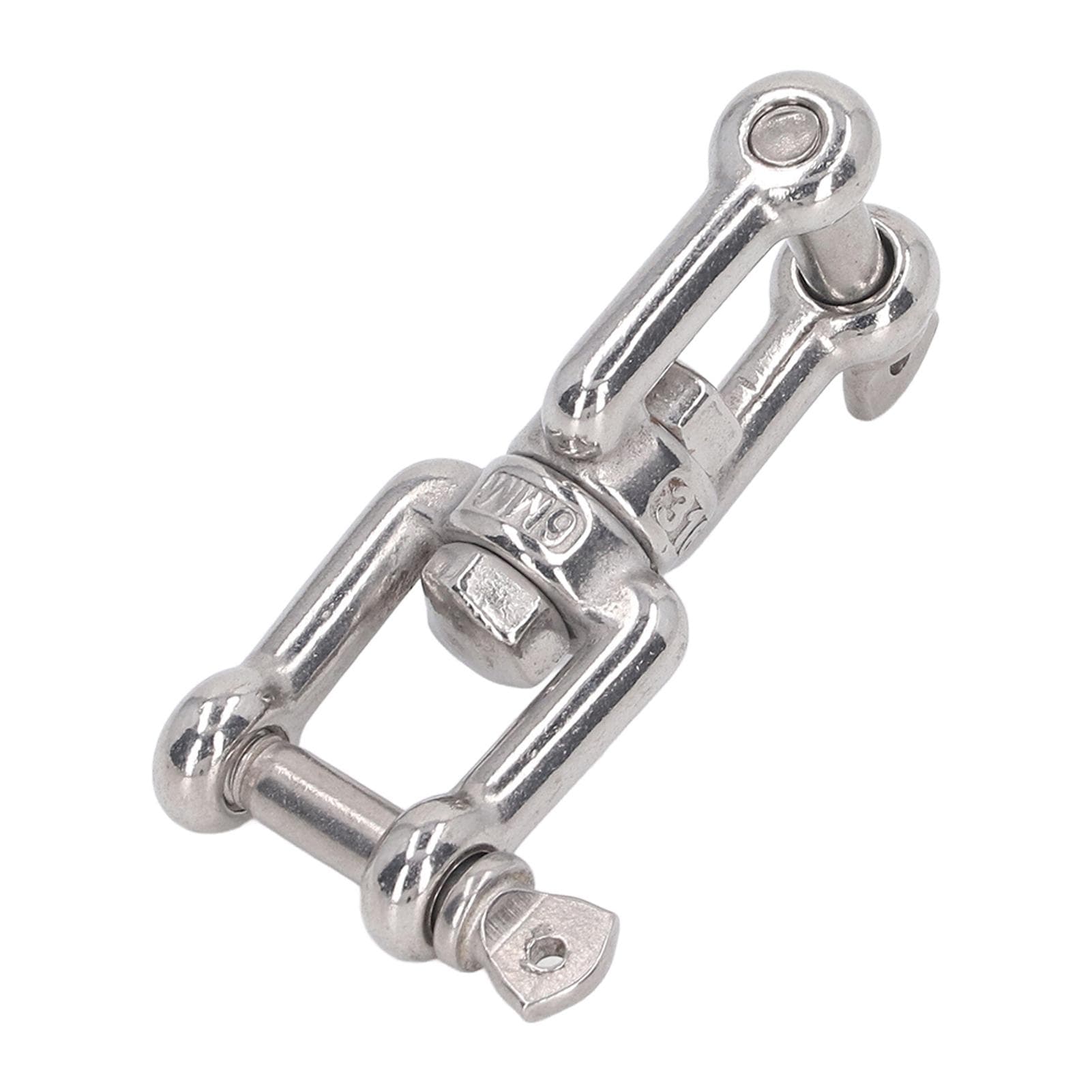 304 Stainless Steel Double Jaw Shackle Rustproof Universal Jaw Anchor Connector for Hardware